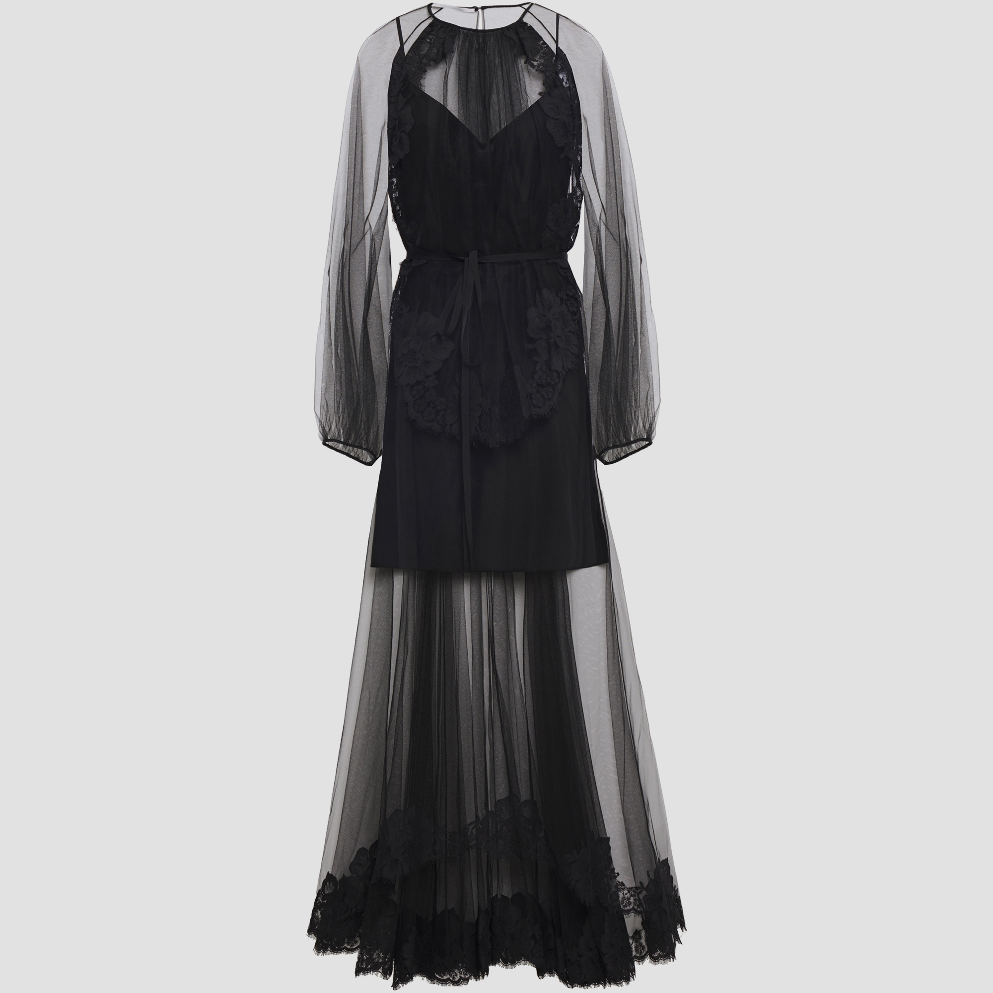 Pre-owned Stella Mccartney Polyamid Gown 34 In Black