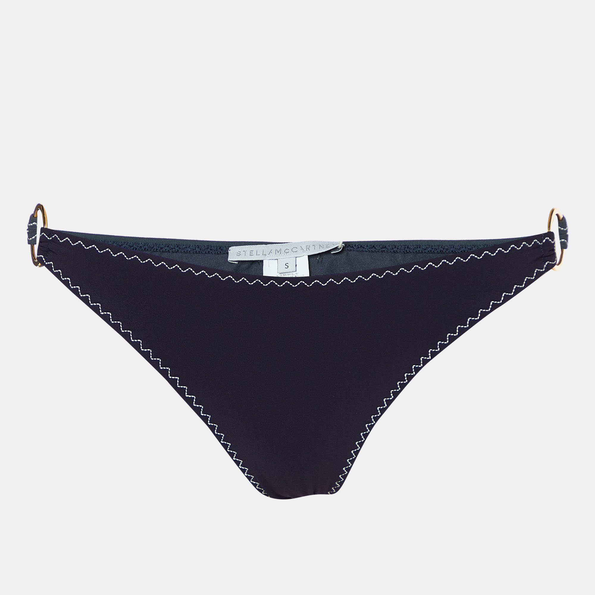 Pre-owned Stella Mccartney Polyamid Bikini Bottom M In Black
