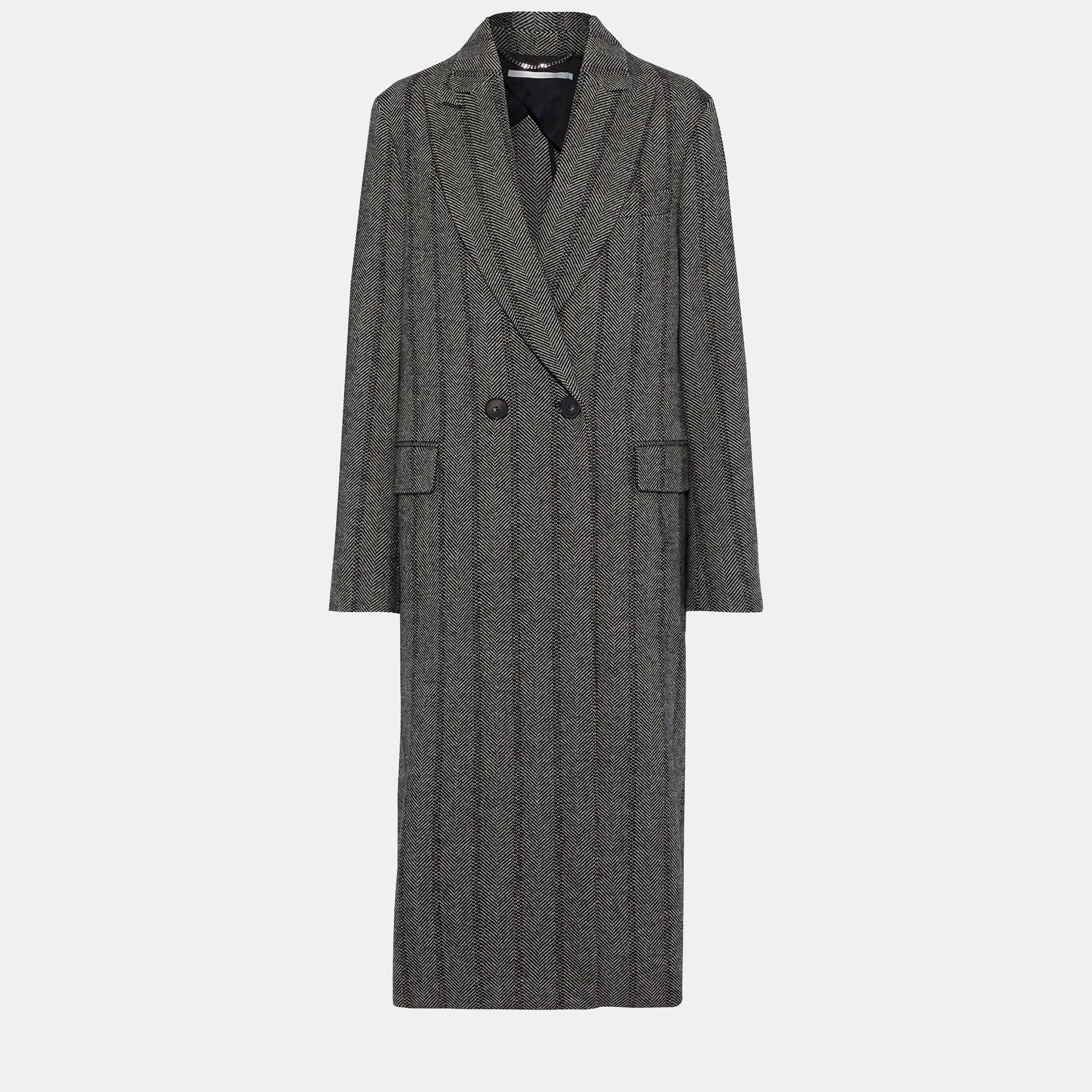 

Stella McCartney Wool Long Coat 36, Black