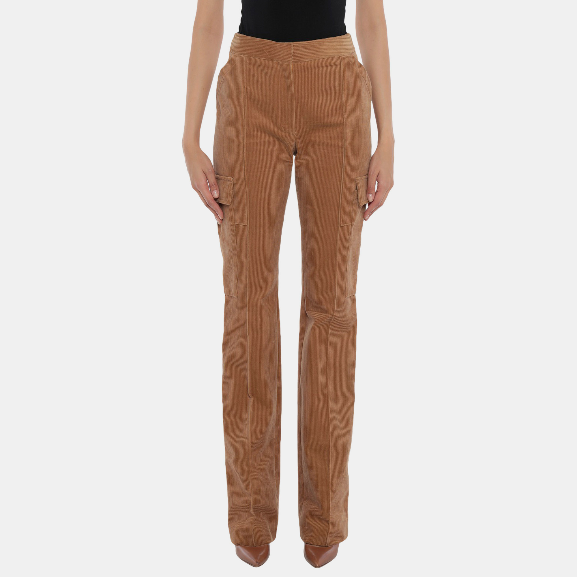 Pre-owned Stella Mccartney Cotton Pants 40 In Brown