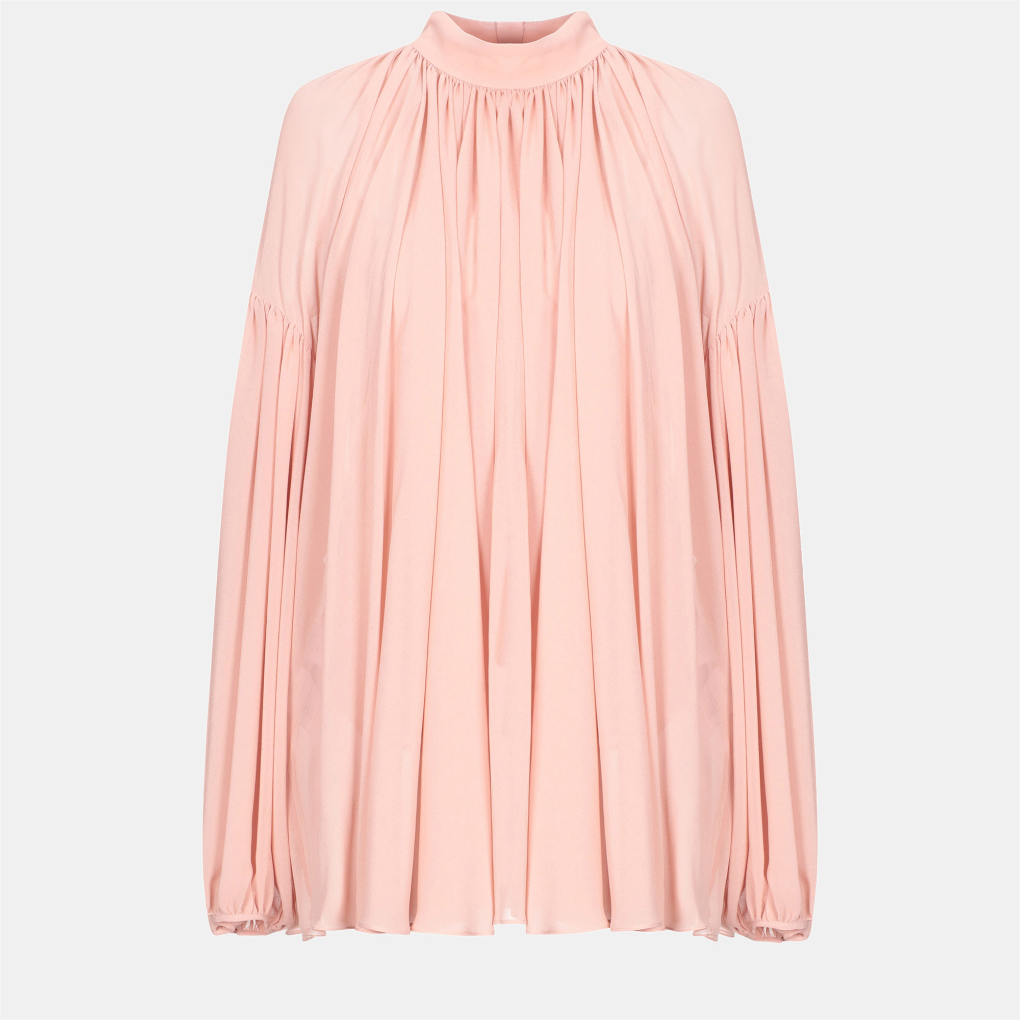 Pre-owned Stella Mccartney Silk Top 40 In Pink