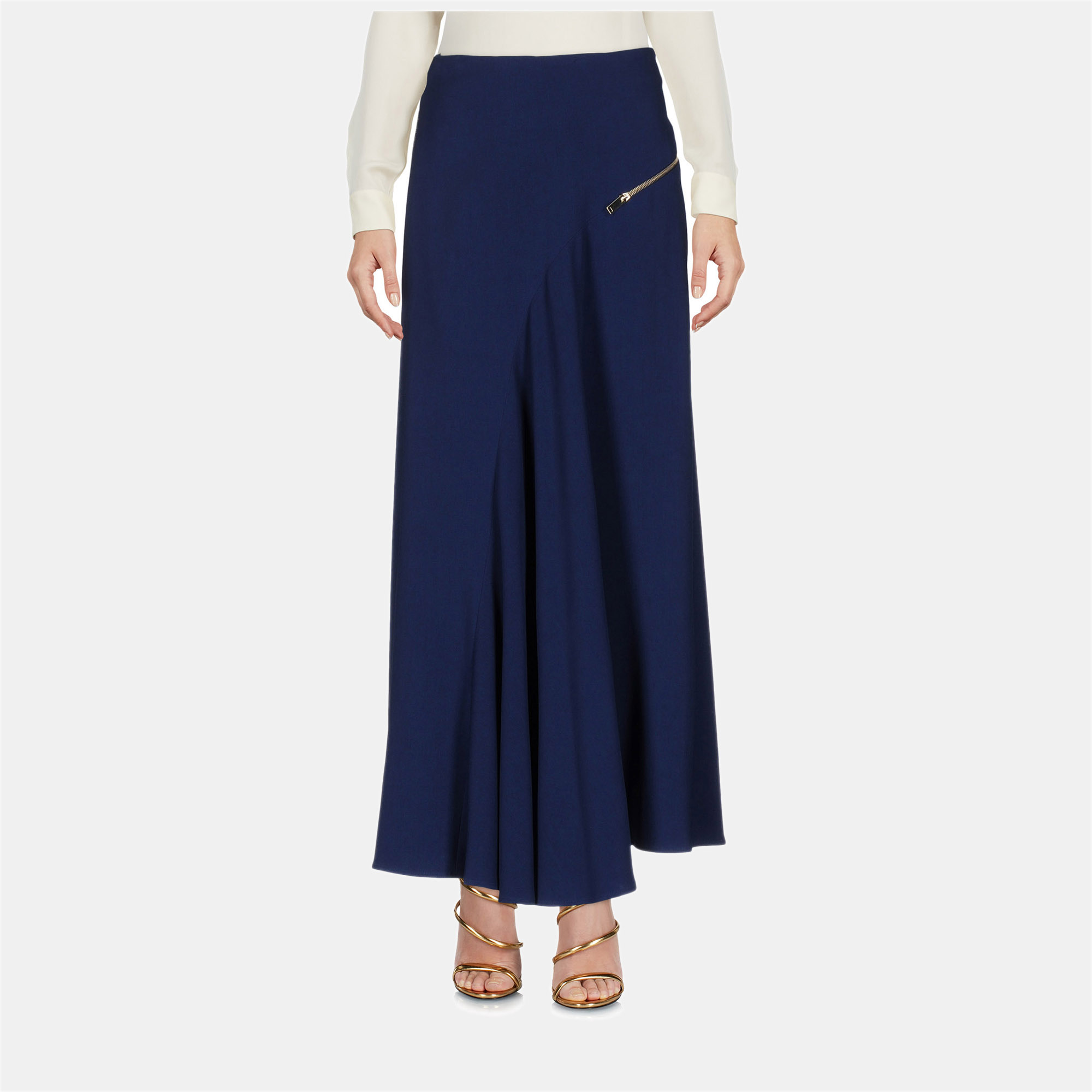 

Stella McCartney Viscose Maxi skirt 46, Blue