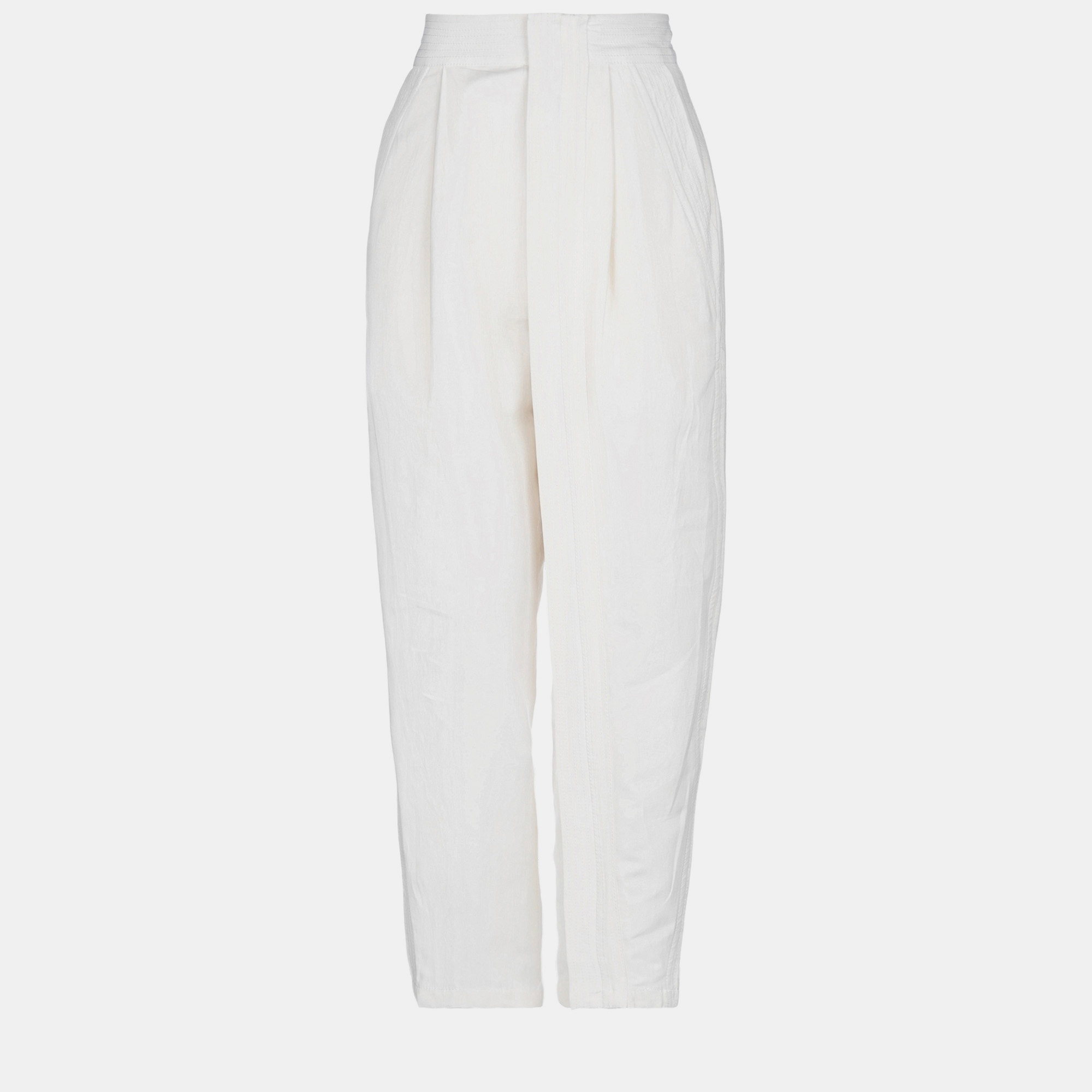 Pre-owned Stella Mccartney Polyamide Pants 40 In White