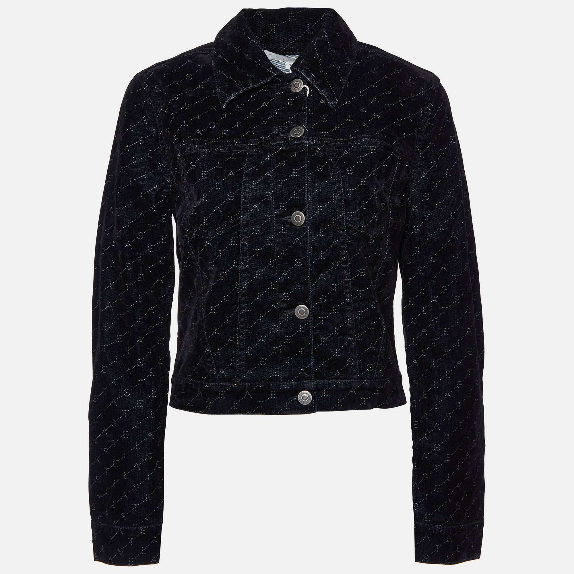 

Stella McCartney Button Front Jacket 40, Black