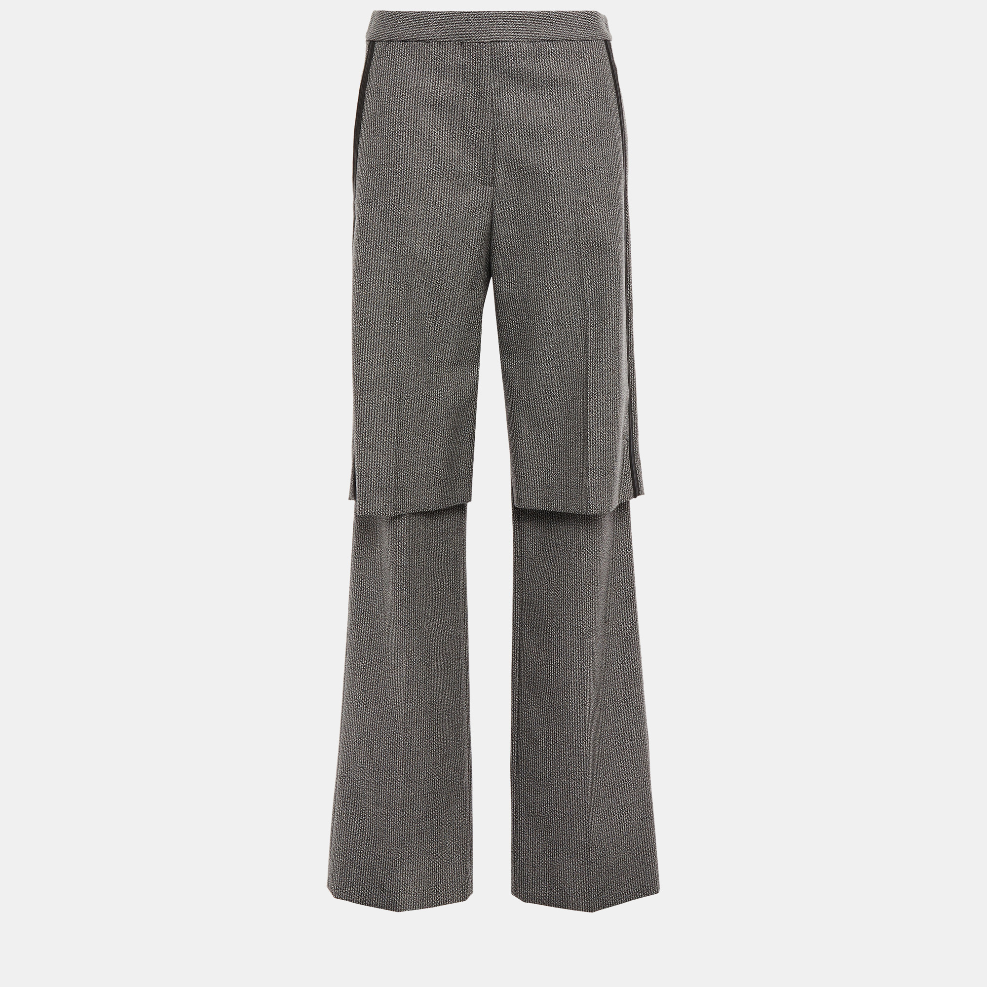 

Stella McCartney Wool Straight Leg Pants 36, Grey