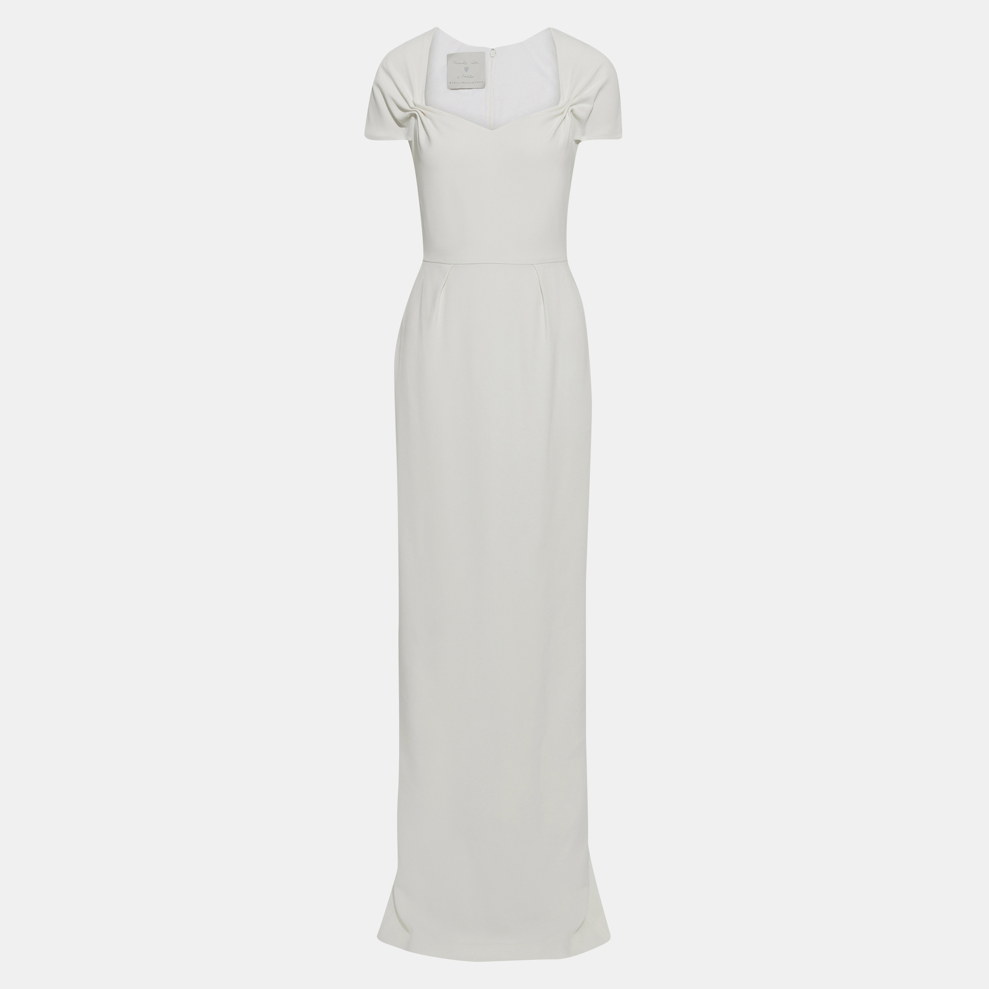 Pre-owned Stella Mccartney Viscose Gown 44 In White