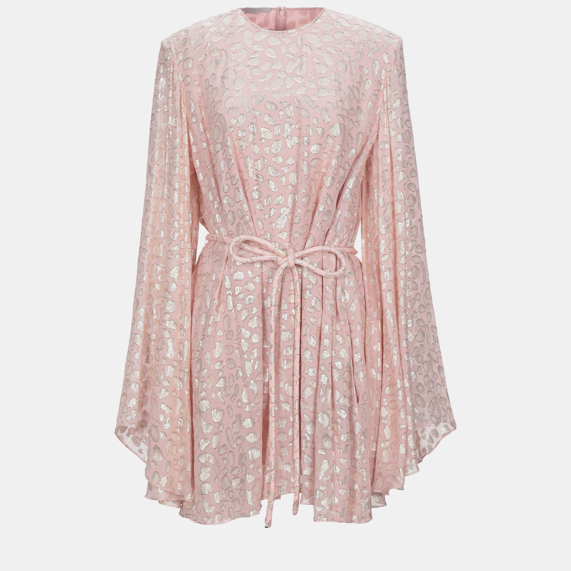 Pre-owned Stella Mccartney Silk Mini Dress 40 In Pink