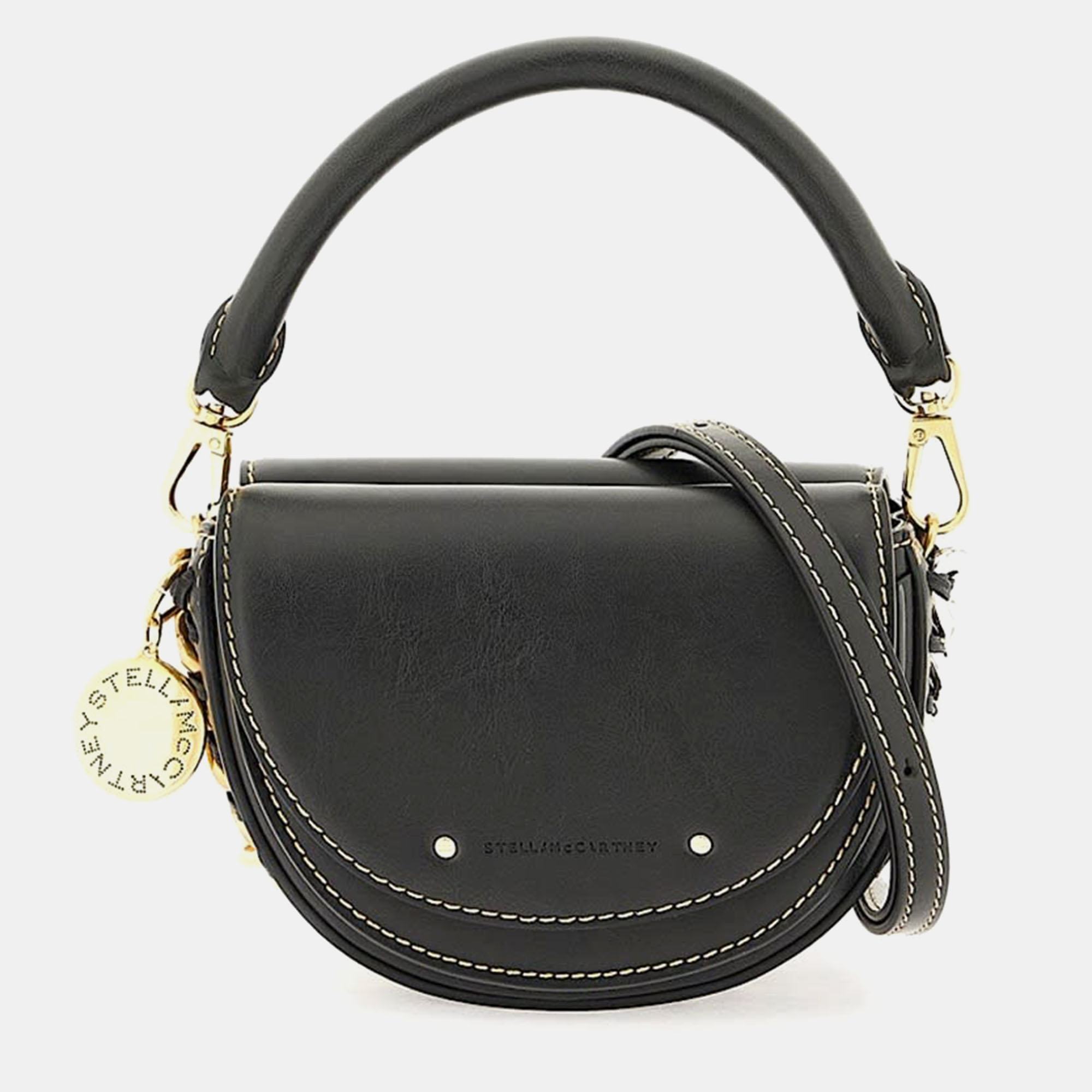 

Stella McCartney Alter Mat Black Leather Shoulder bag