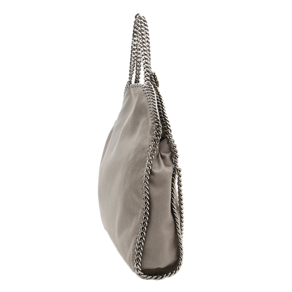 

Stella McCartney Grey Leather Falabella Small Tote Bag