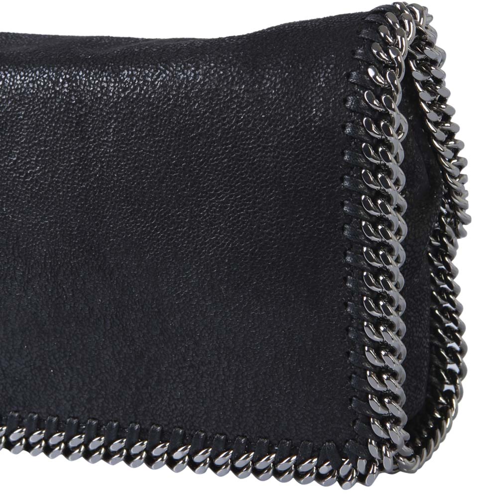 

Stella McCartney Black Shaggy Deer Vegetarian Suede Falabella crossbody bag