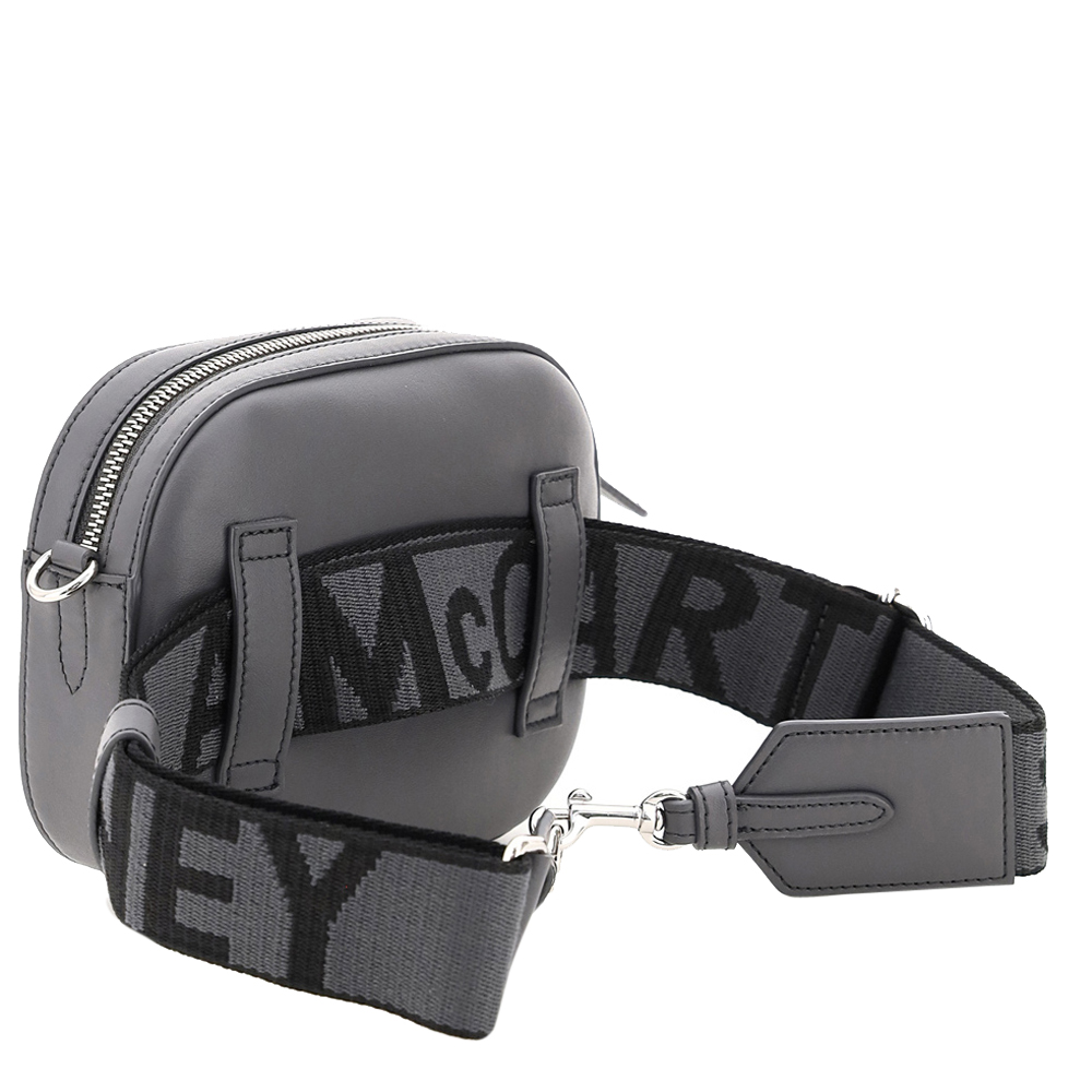 

Stella McCartney Grey Leather Stella Logo Belt Bag