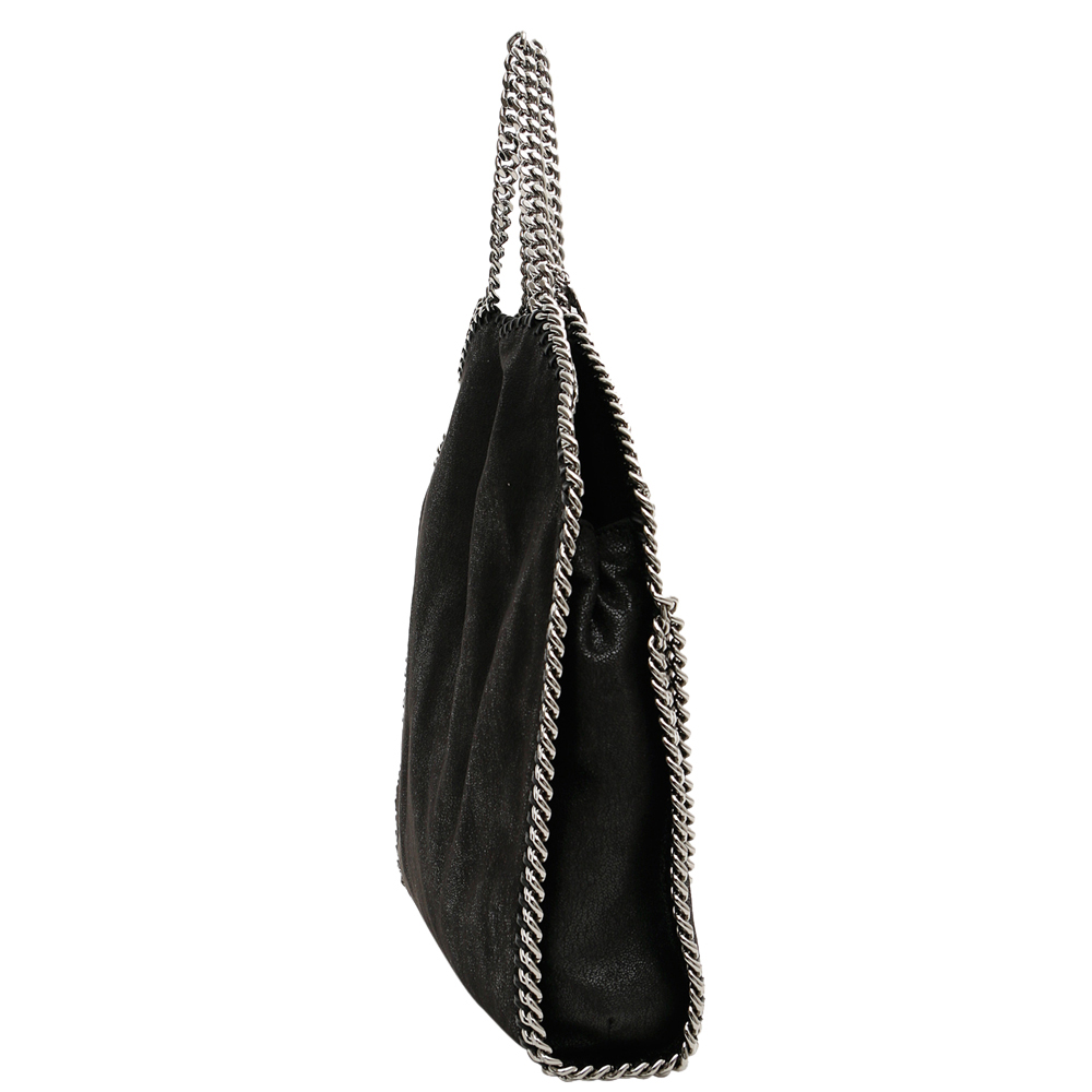 

Stella McCartney Black Recycled Nylon Falabella Tote Bag