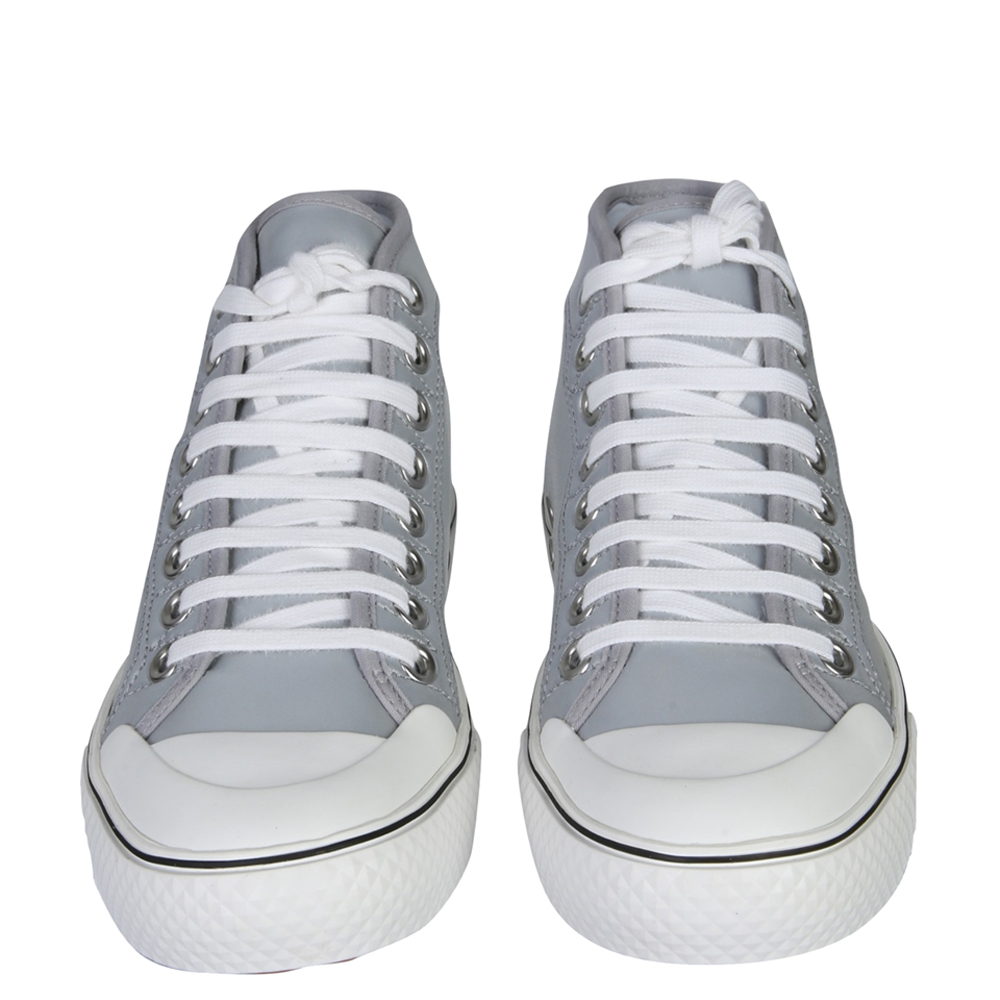 

Stella McCartney Grey Leather Sneakers Size EU