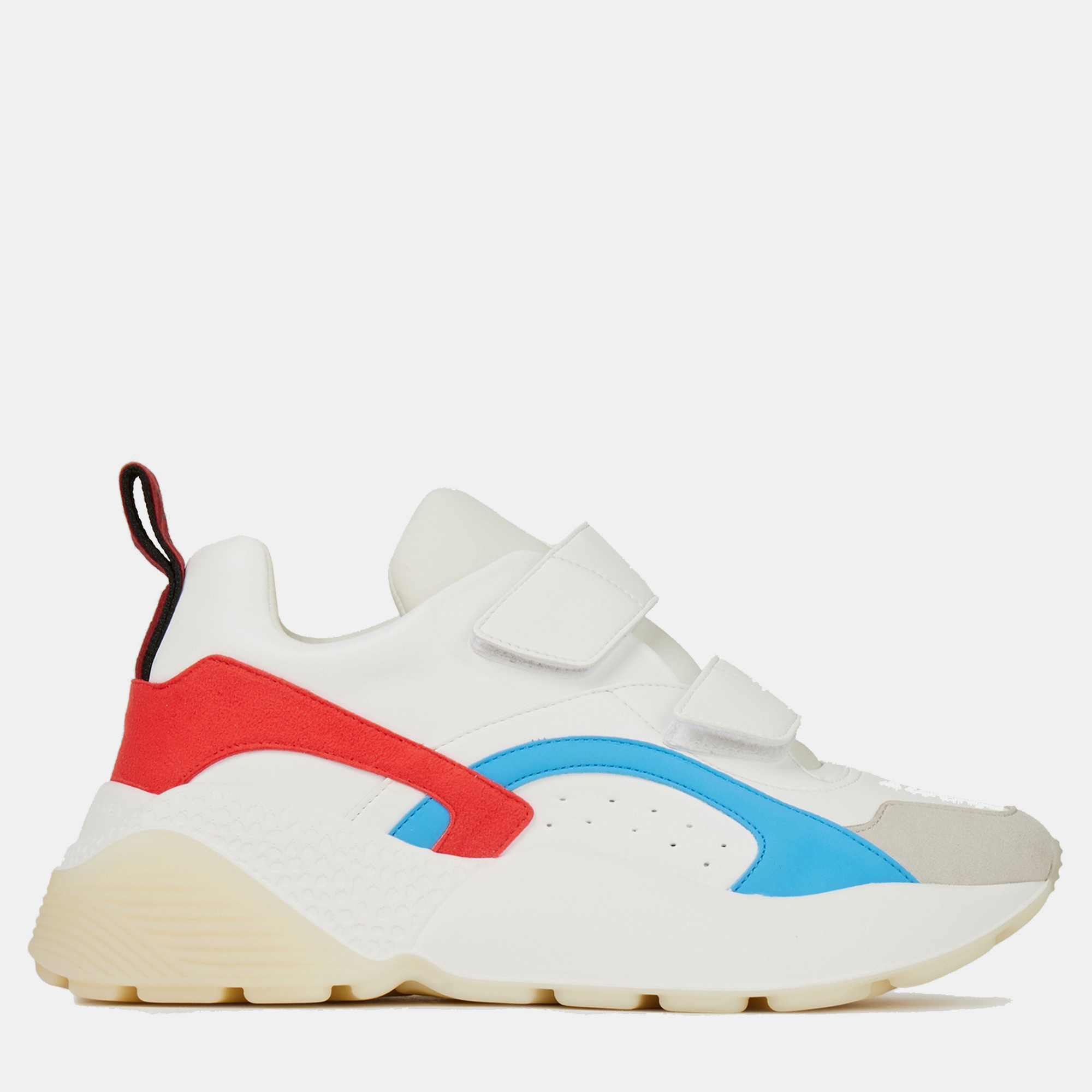 

Stella Mccartney Faux Leather and Suede Sneakers, Multicolor