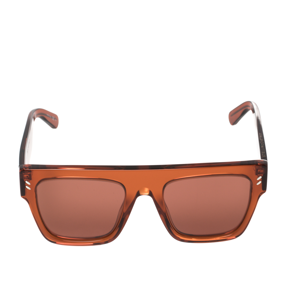 

Stella McCartney Orange SC0119SI Square Sunglasses