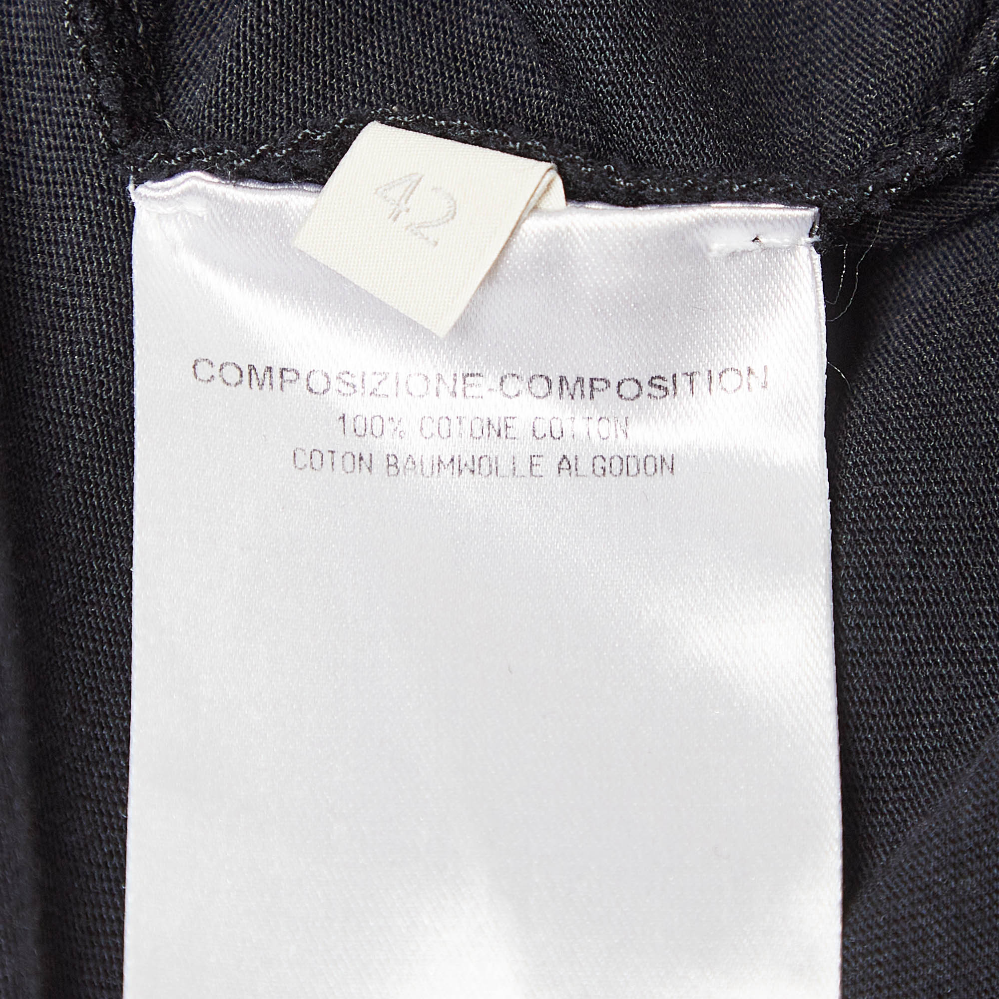 Stella McCartney Black Leopard Print Jersey T-Shirt M 