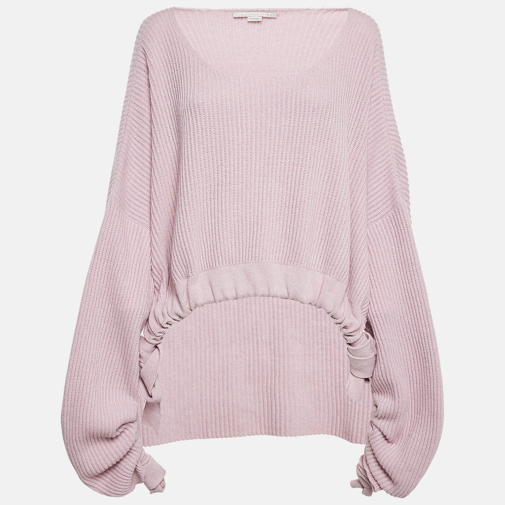 

Stella McCartney Lilac Purple Cashmere Asymmetric Sweater S