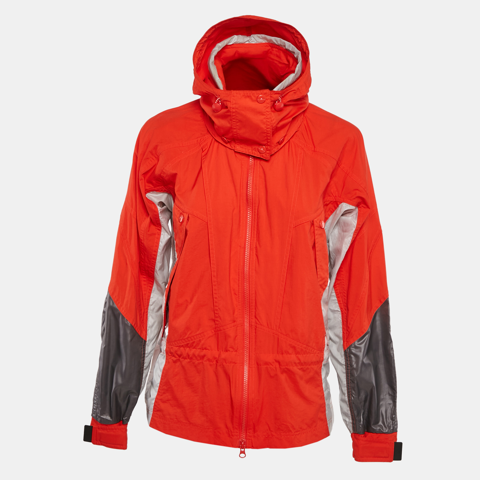 

Stella McCartney X Adidas Orange Nylon Windbreaker Jacket S