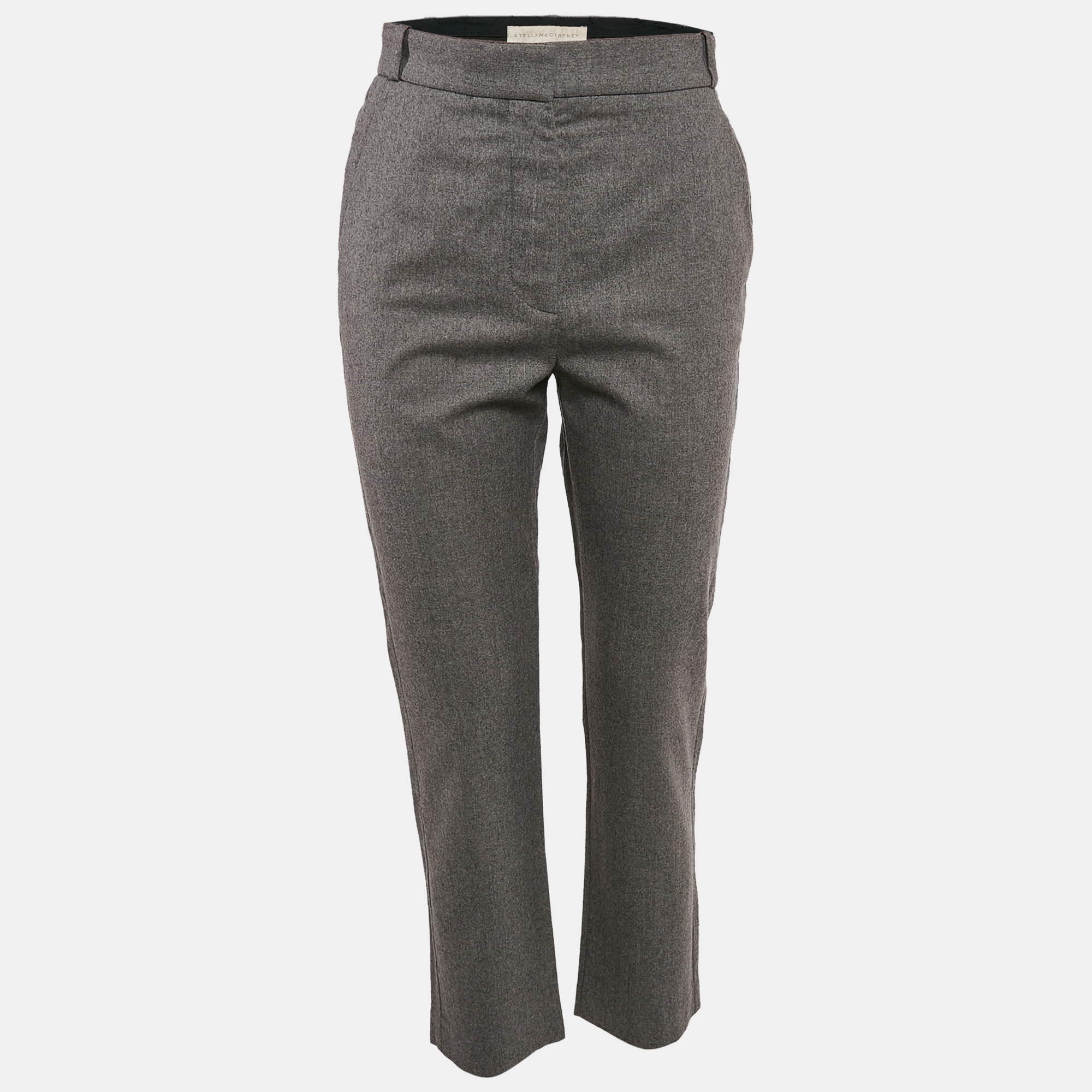 

Stella McCartney Grey Wool Formal Trousers XS