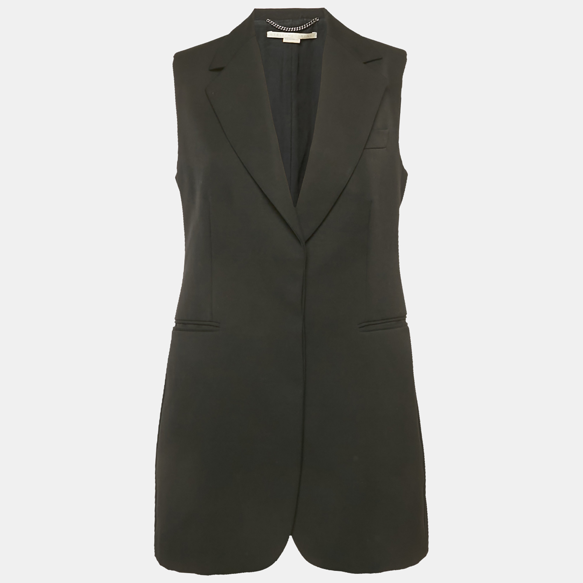 

Stella McCartney Black Wool Tailored Mini Dress M