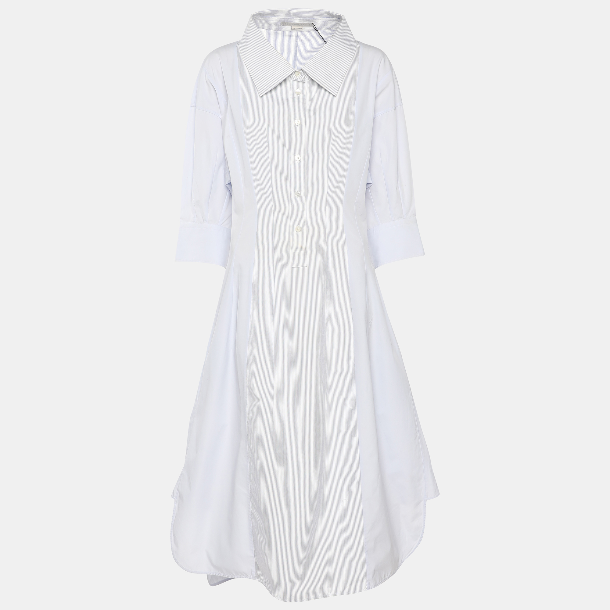 

Stella McCartney Light Blue Poplin Midi Dress S