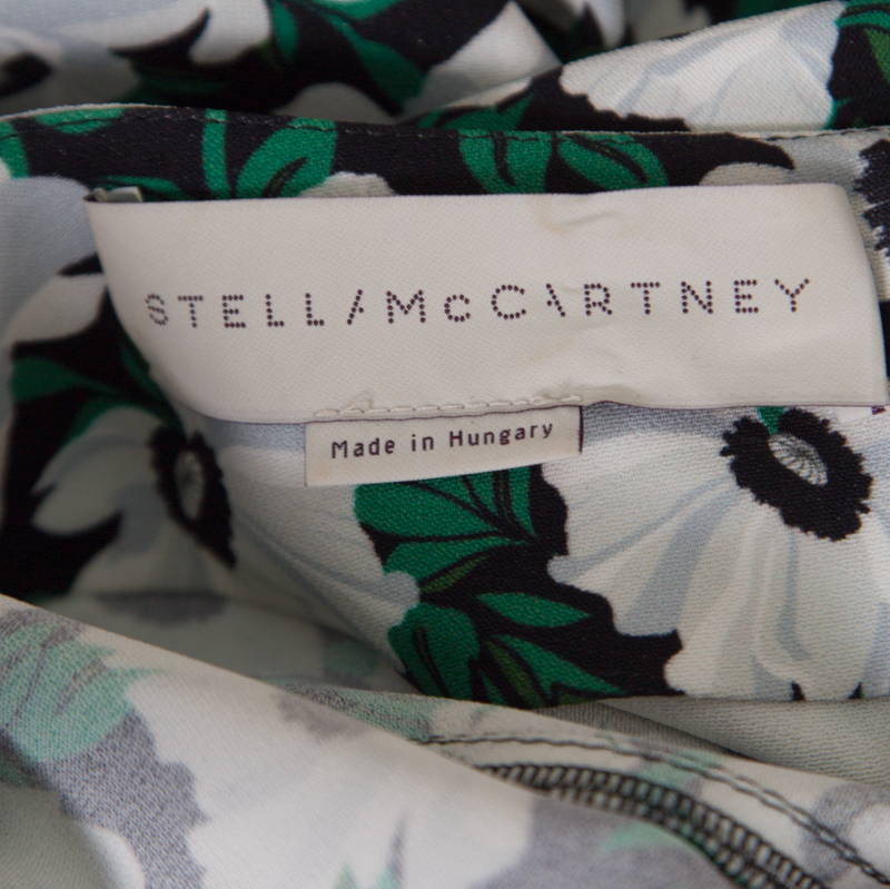 Pre-owned Stella Mccartney Multicolor Poppy Printed Long Sleeve Jessie Top M