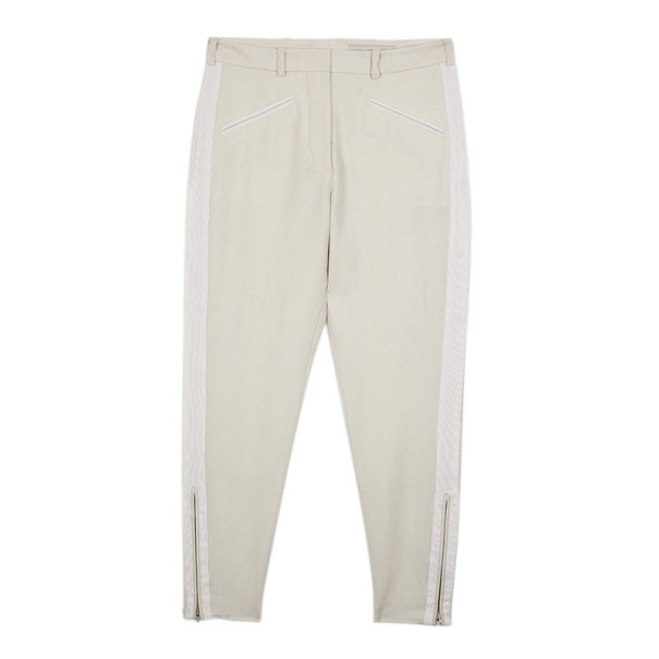 Pre Owned Stella McCartney End Zip White Trousers S
