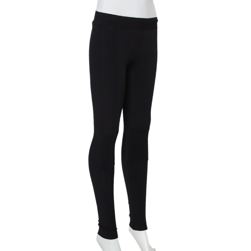 

Stella McCartney Black Knit Leggings