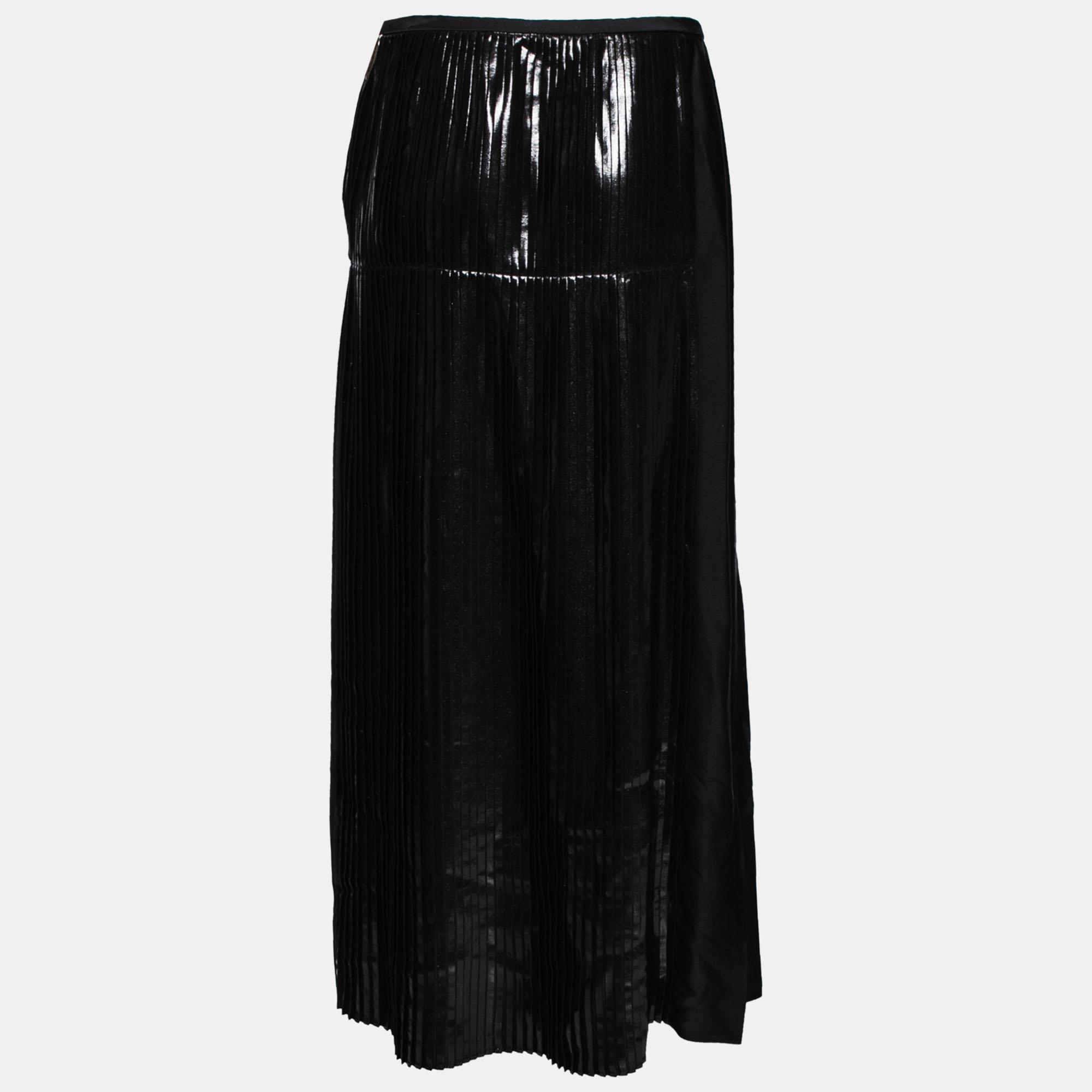 

Stella McCartney Black and Gold Crepe Pleated Carmen Skirts