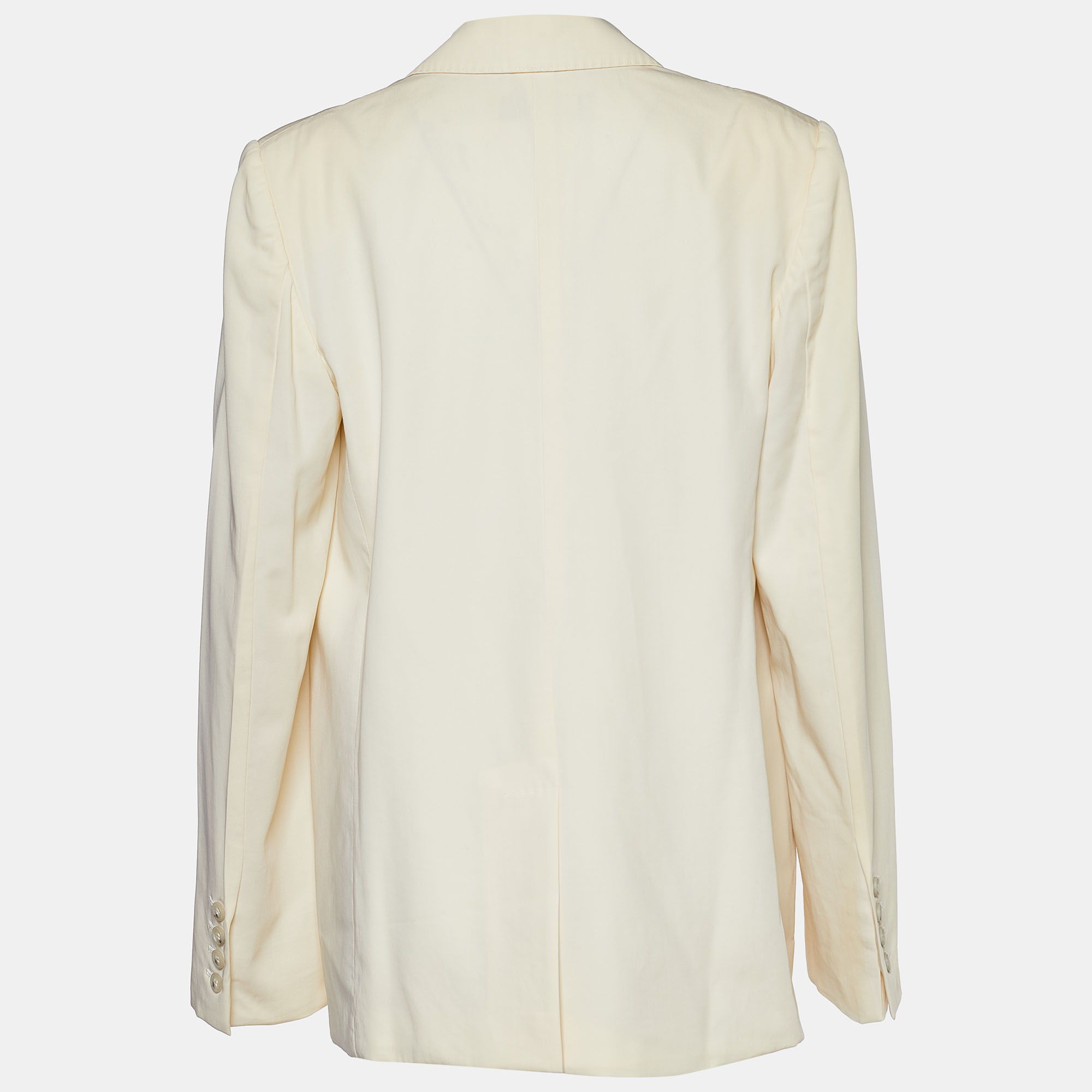 

Stella McCartney Cream Wool Single Breasted Blazer