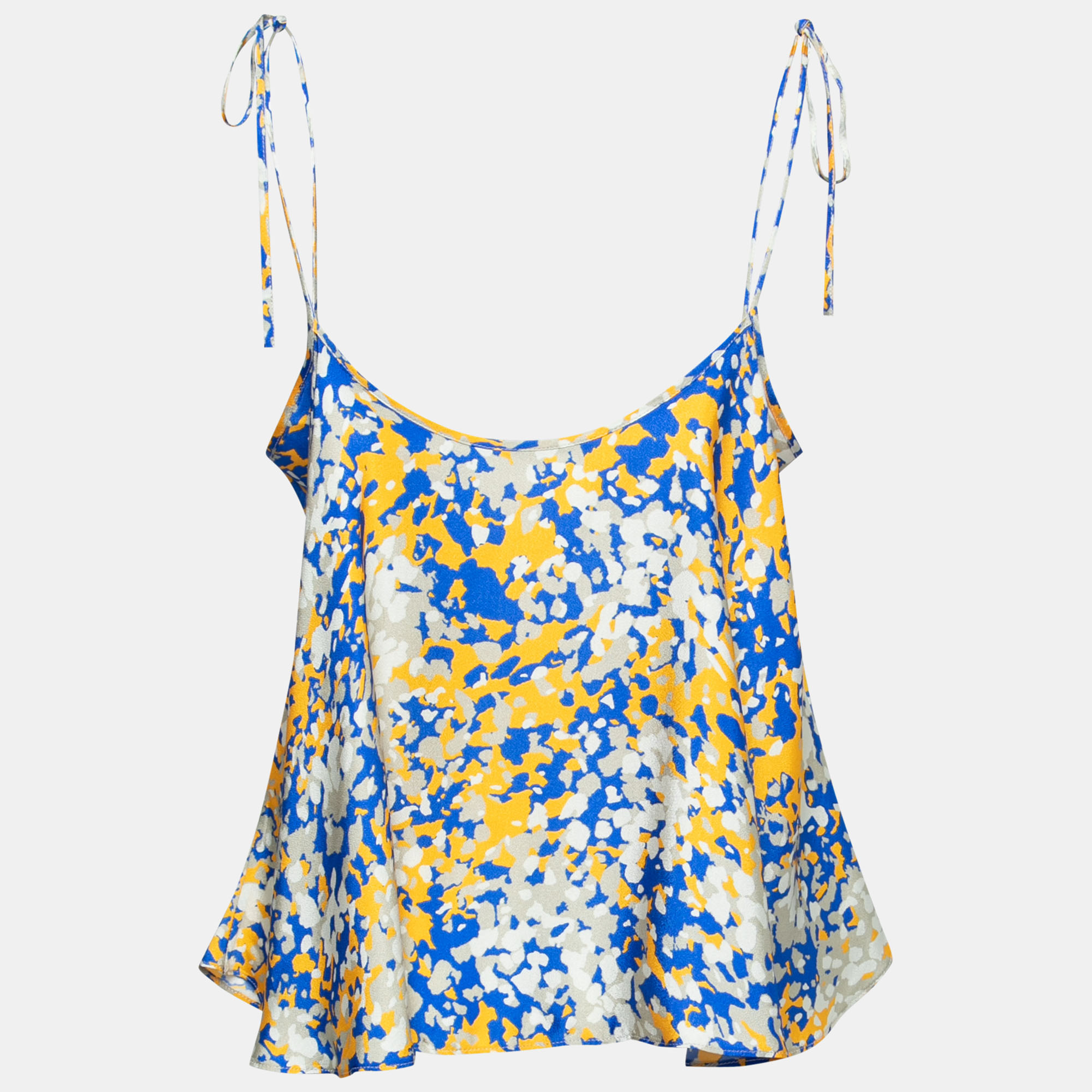 

Stella McCartney Multicolor Printed Silk Sleeveless Blouse