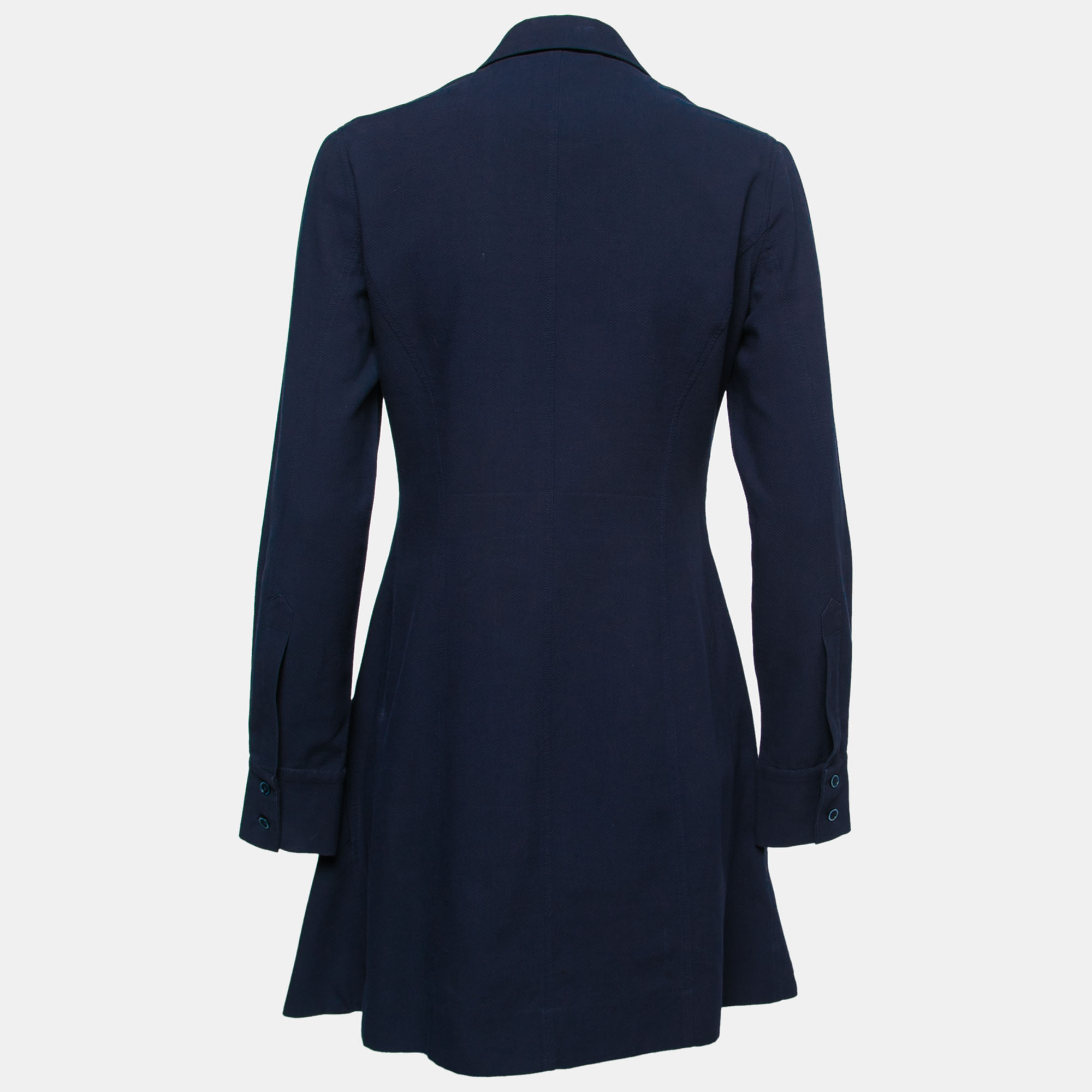 

Stella McCartney Navy Blue Cotton Collared Tennis Dress