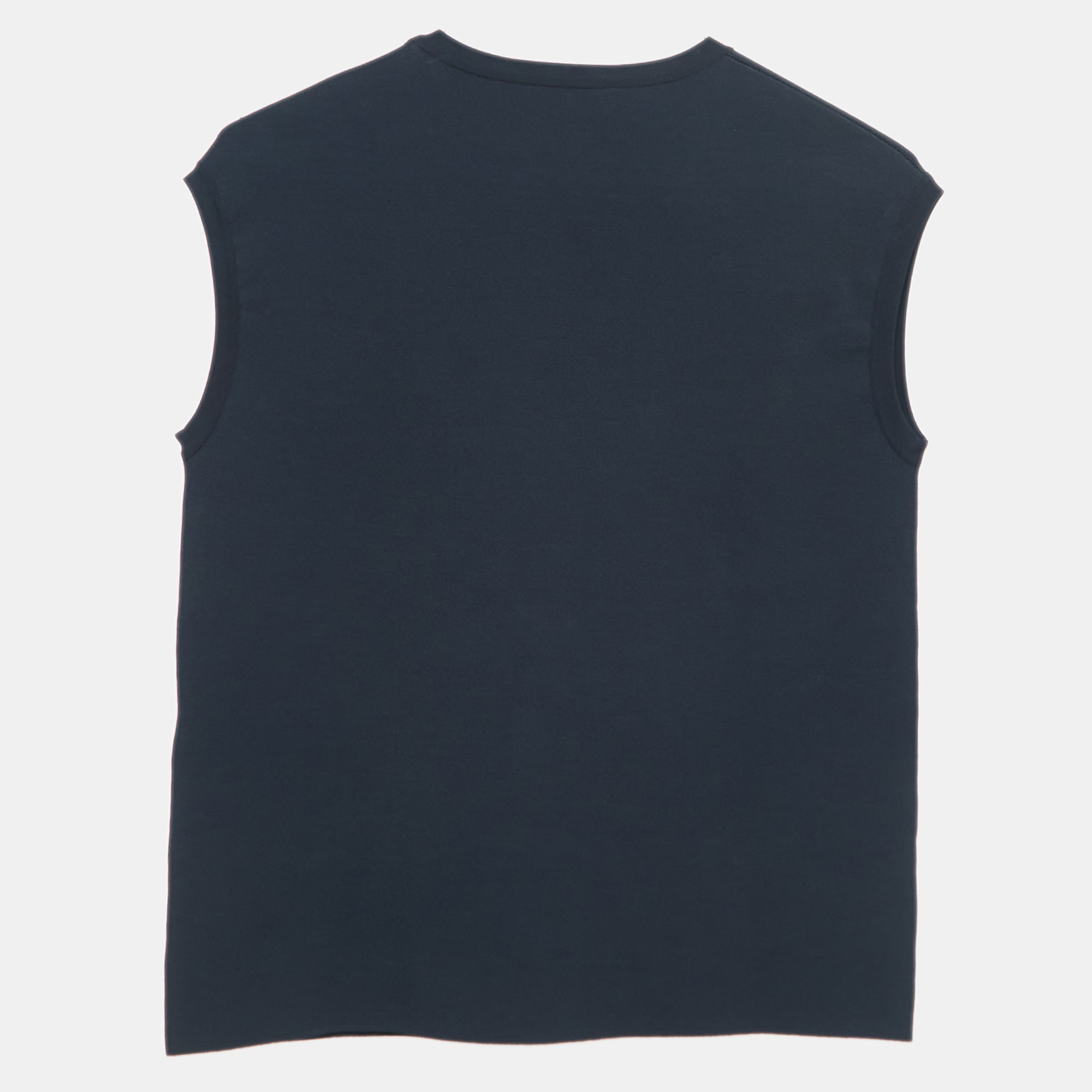 

Stella McCartney Navy Blue Knit Cut-out Detailed Sleeveless Top