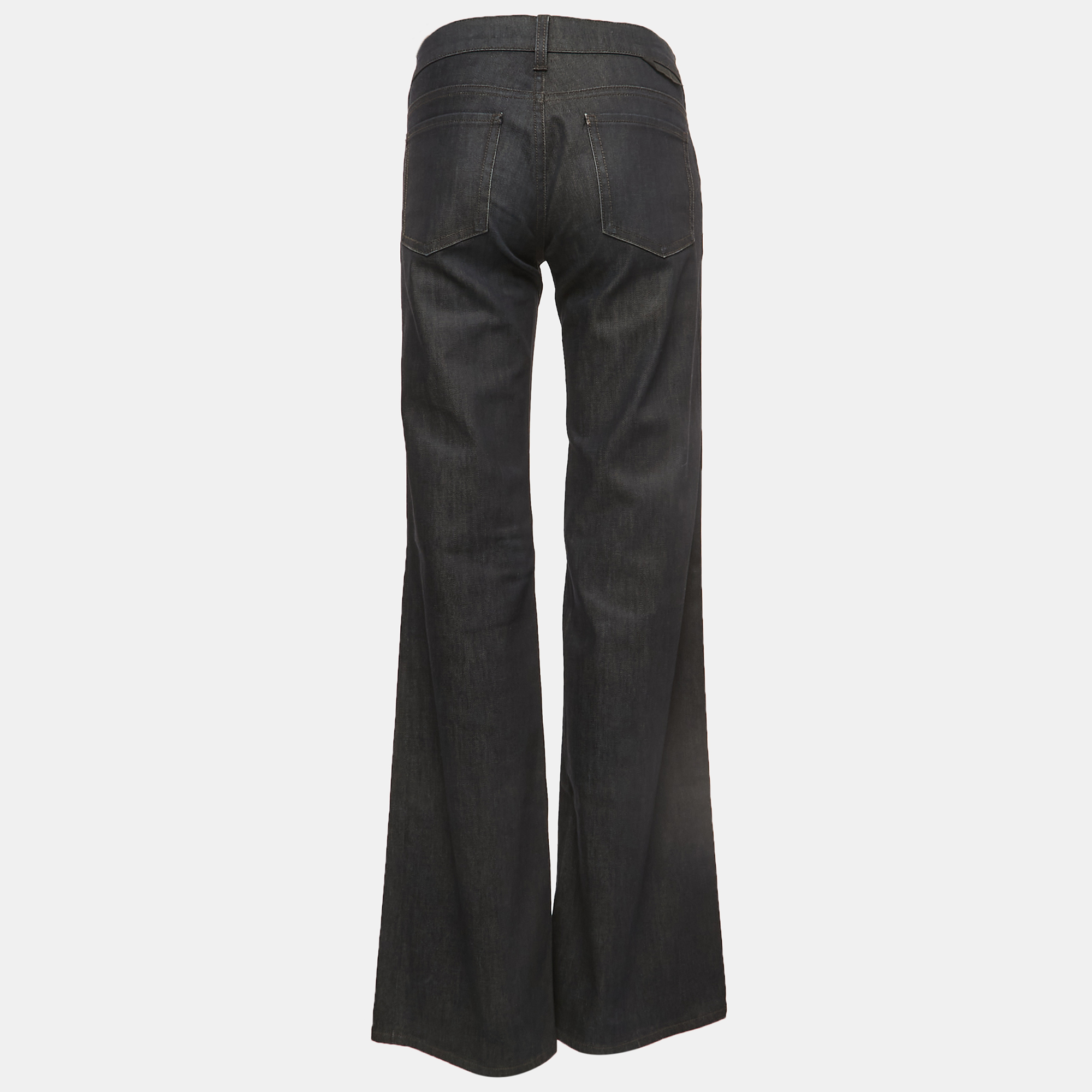

Stella McCartney Dark Blue Denim Wide Leg Jeans  Waist 30