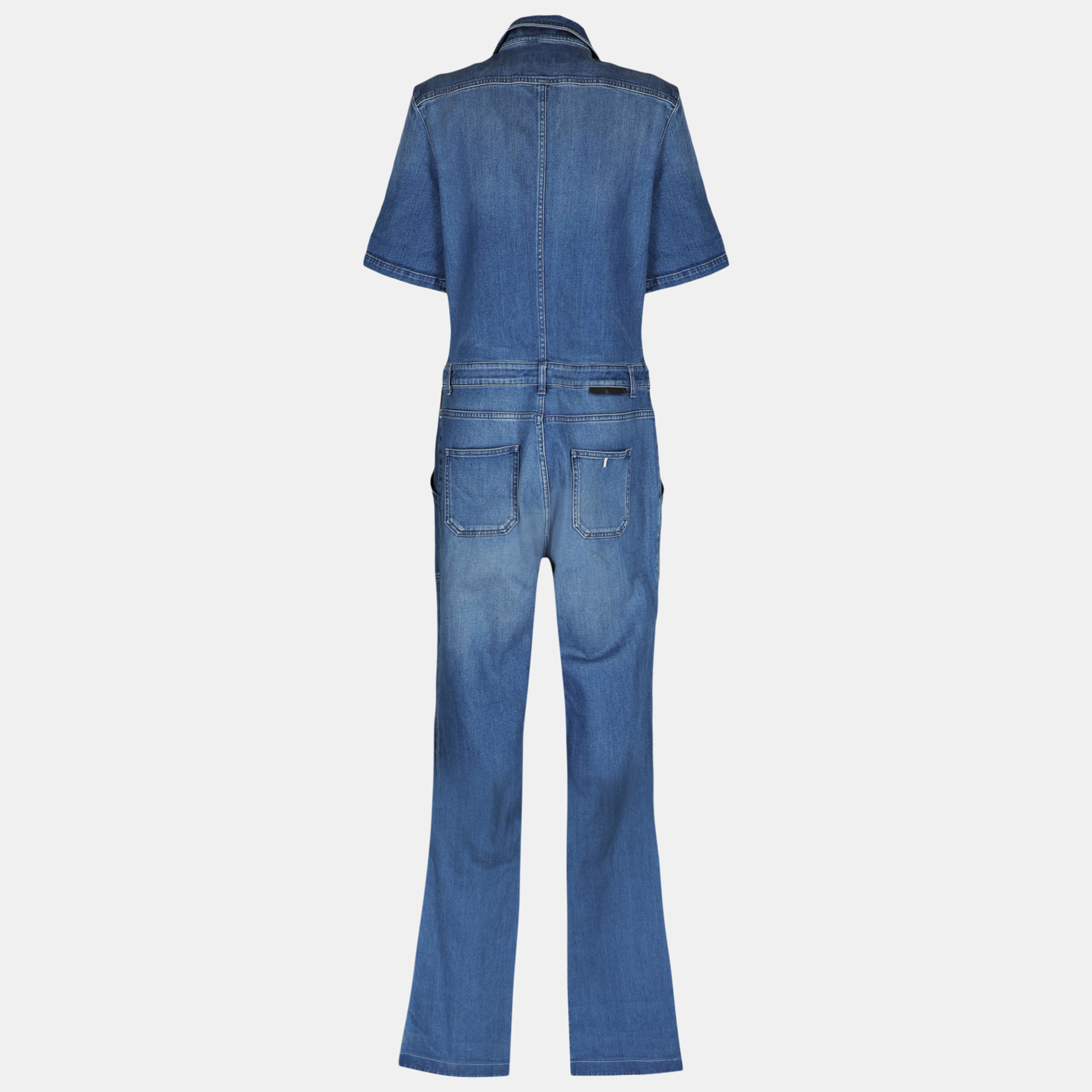 

Stella Mccartney Women's Cotton Jumpsuit - Navy, Navy blue