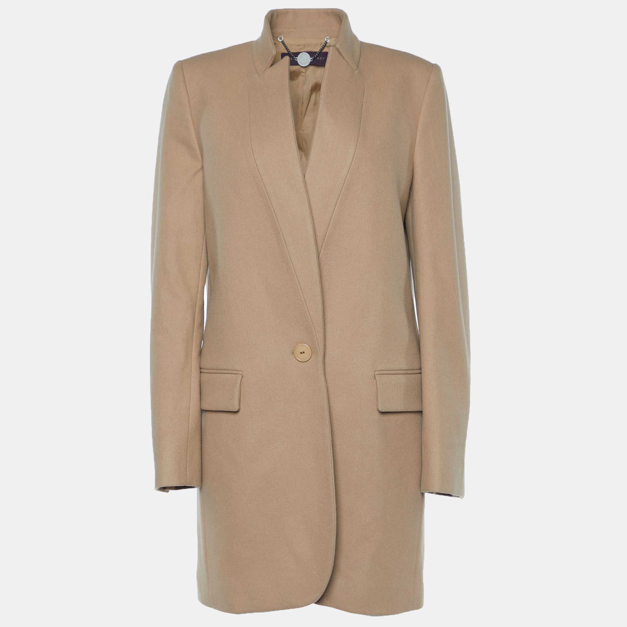 

Stella McCartney Beige Wool & Cashmere Mid Length Coat