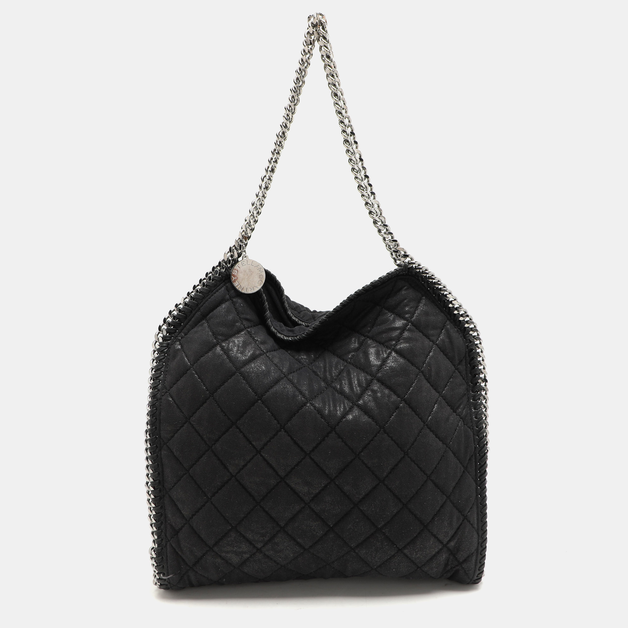 

Stella McCartney Black Fabric  Falabella Tote