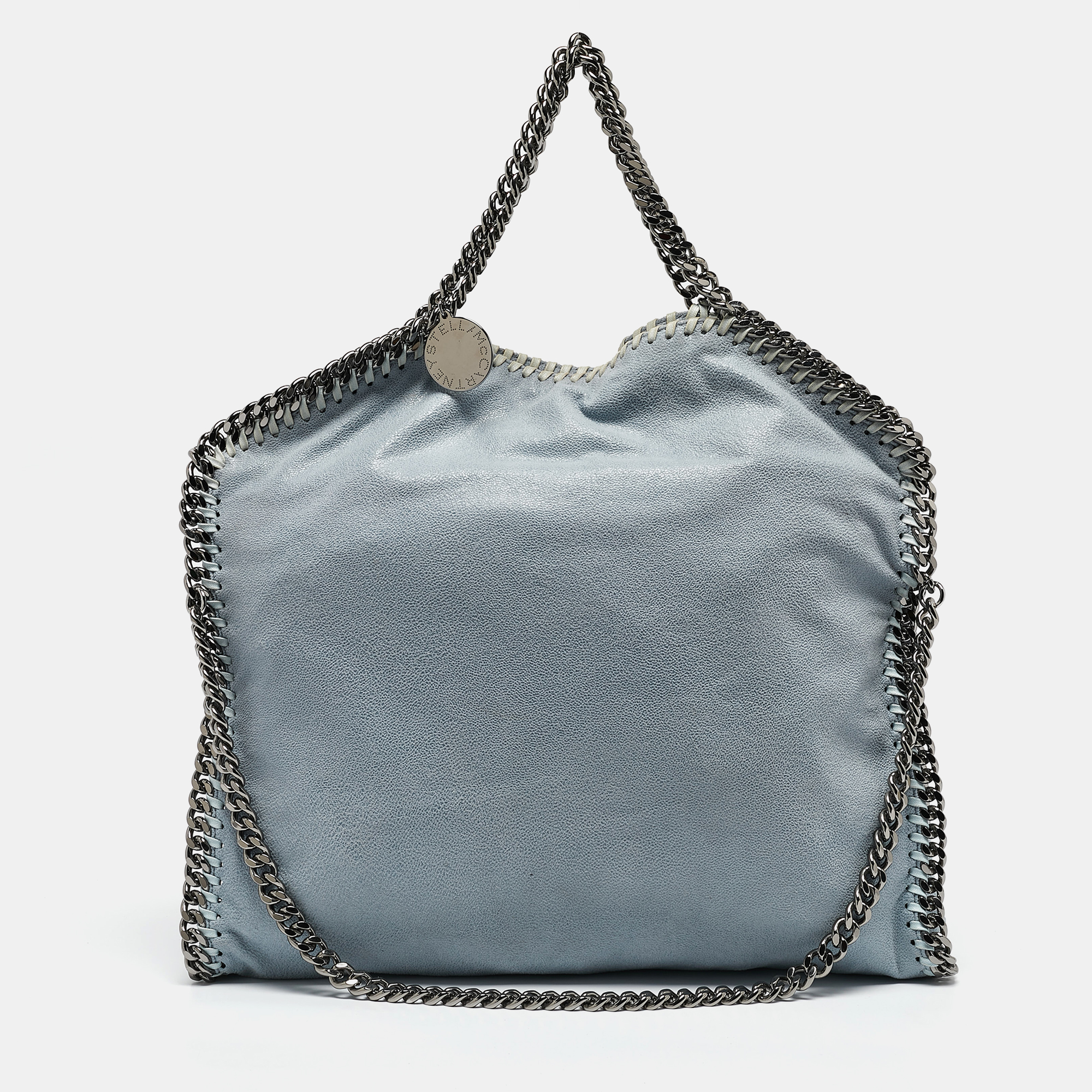 

Stella McCartney Light Blue Faux Suede  Falabella Tote