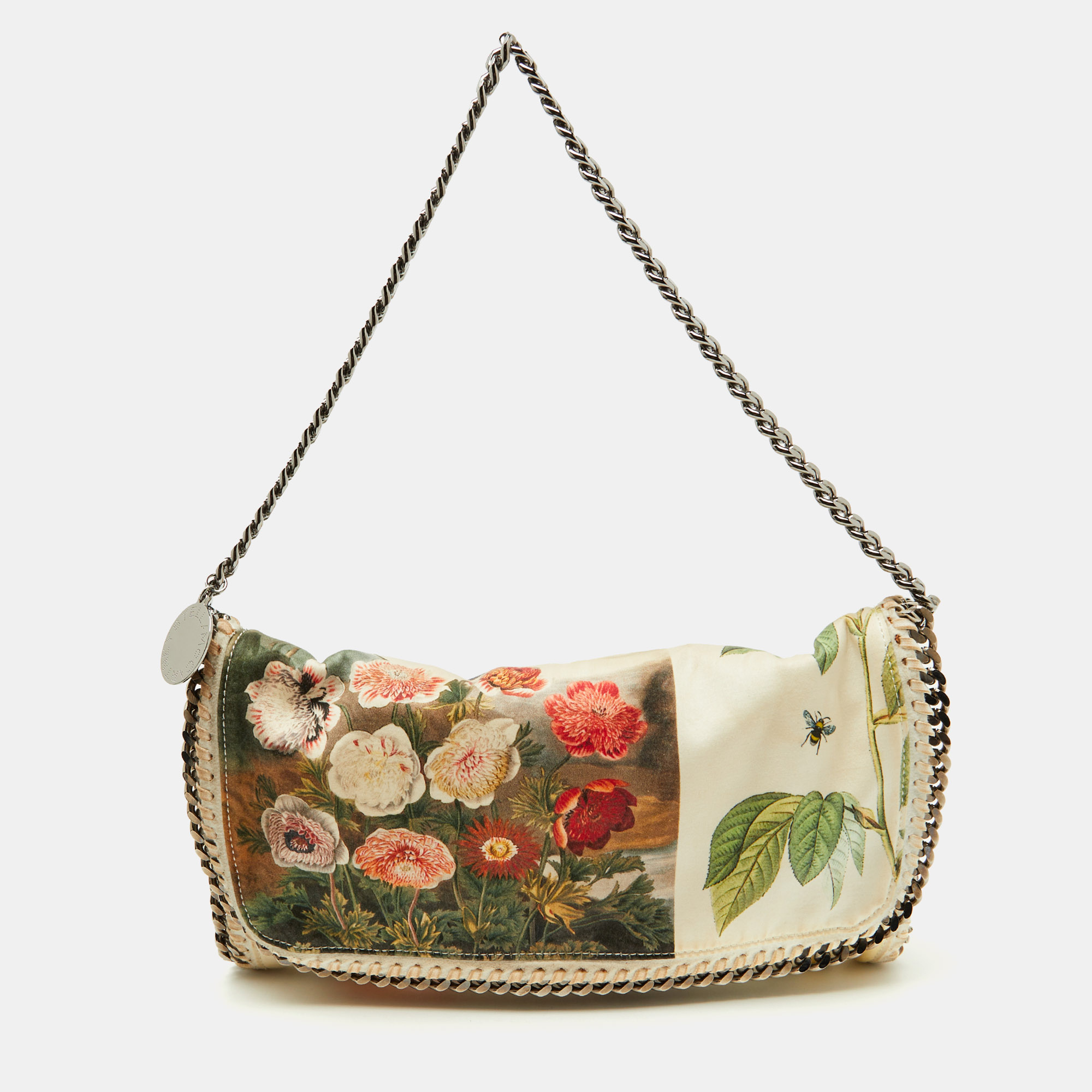 

Stella McCartney Multicolor Canvas Botanical Print Falabella Shoulder Bag