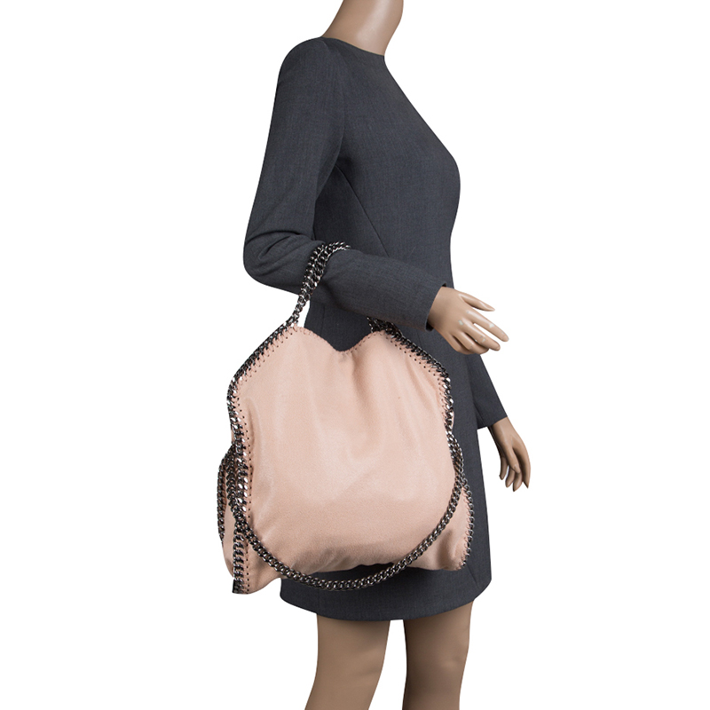 

Stella McCartney Powder Pink Faux Leather Falabella Tote