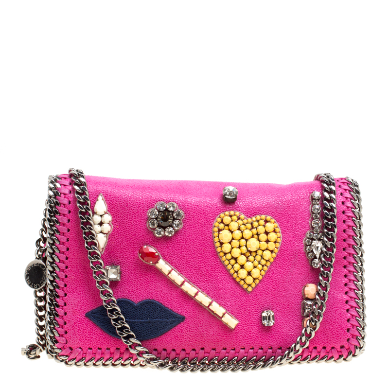 【STELLA MCCARTNEY】関税込☆FALABELLA コスメポーチ ピンク 391698WP0086_5702-2_4d3084ab-