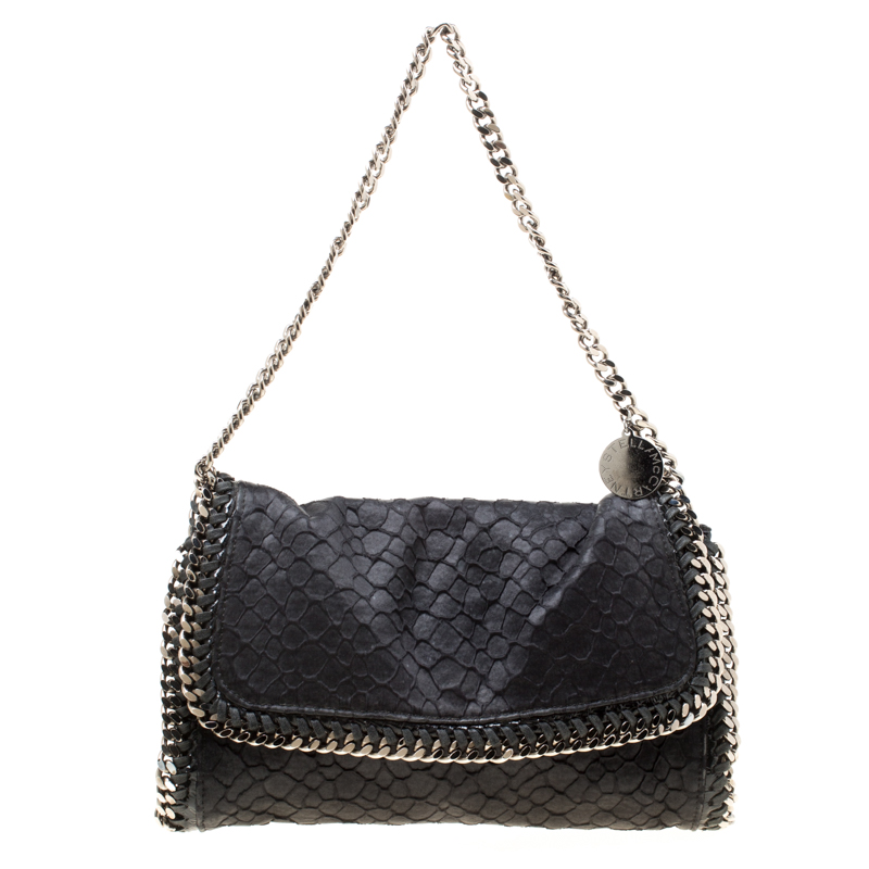 مملوكة مسبقًا حقيبة كتف ستيلا مكارتني فالابيلا جلد صناعي سوداء