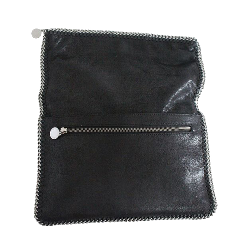 

Stella McCartney Black Faux Leather Falabella Wallet