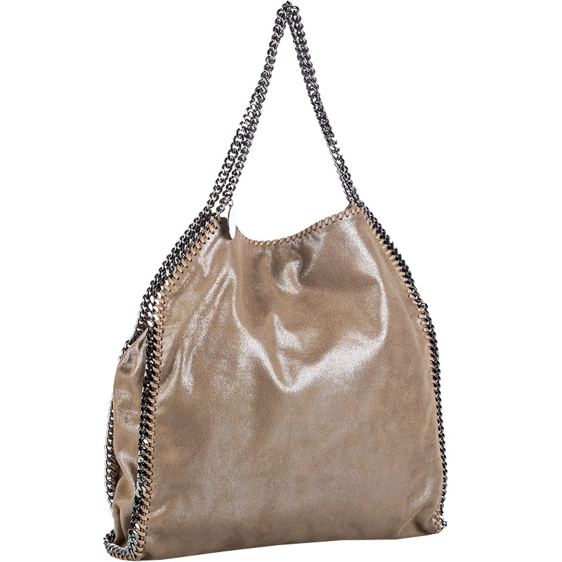 

Stella McCartney Beige Faux Leather Falabella Tote