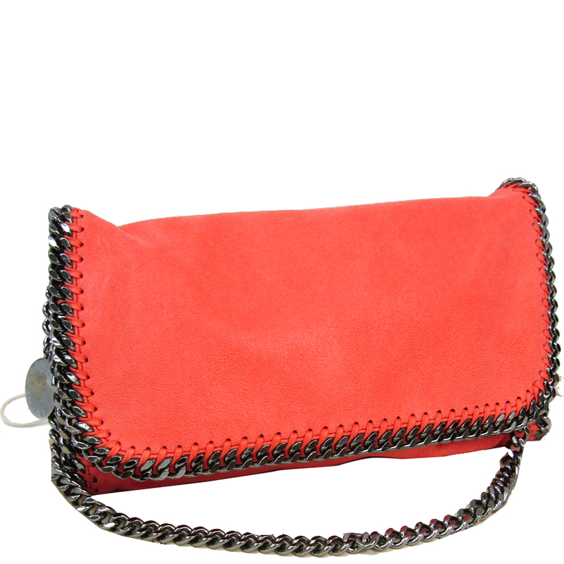 

Stella McCartney Coral Orange Polyester Shoulder Bag