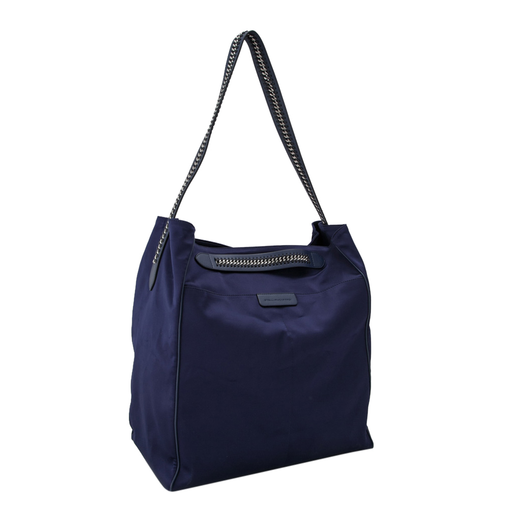 

Stella McCartney Blue Eco Nylon Falabella Tote Bag