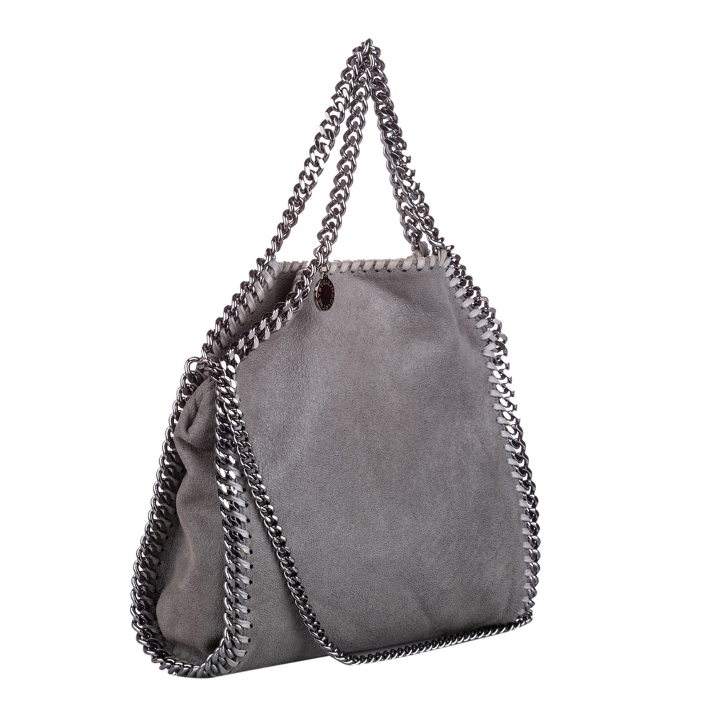 

Stella McCartney Gray Faux Leather Mini Falabella Shaggy Deer Shoulder Bag, Grey