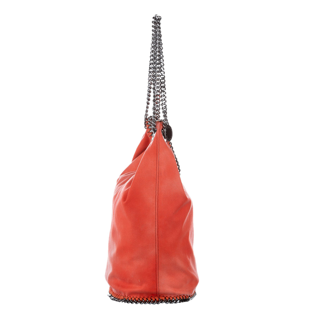 

Stella McCartney Red Leather Falabella Shoulder Bag