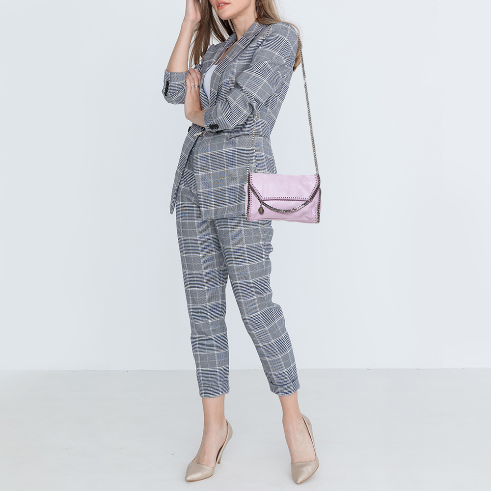 

Stella McCartney Lilac Faux Leather Mini Falabella Shoulder Bag, Purple
