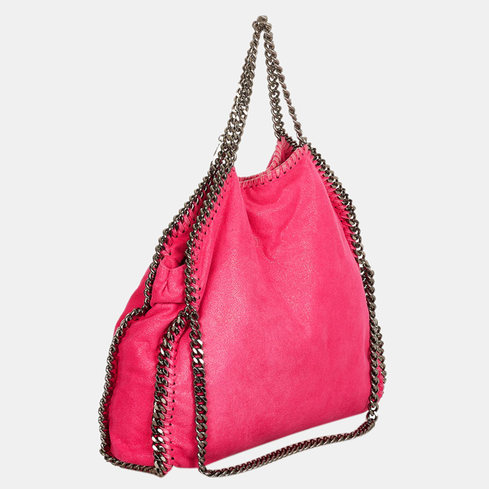 

Stella Mccartney Pink Vegan Leather Falabella Shoulder Bag